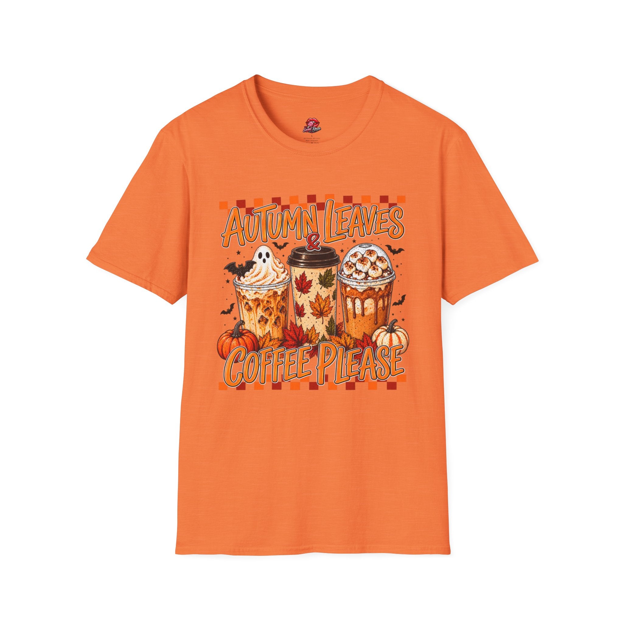 Autumn Leaves Coffee Please T-Shirt