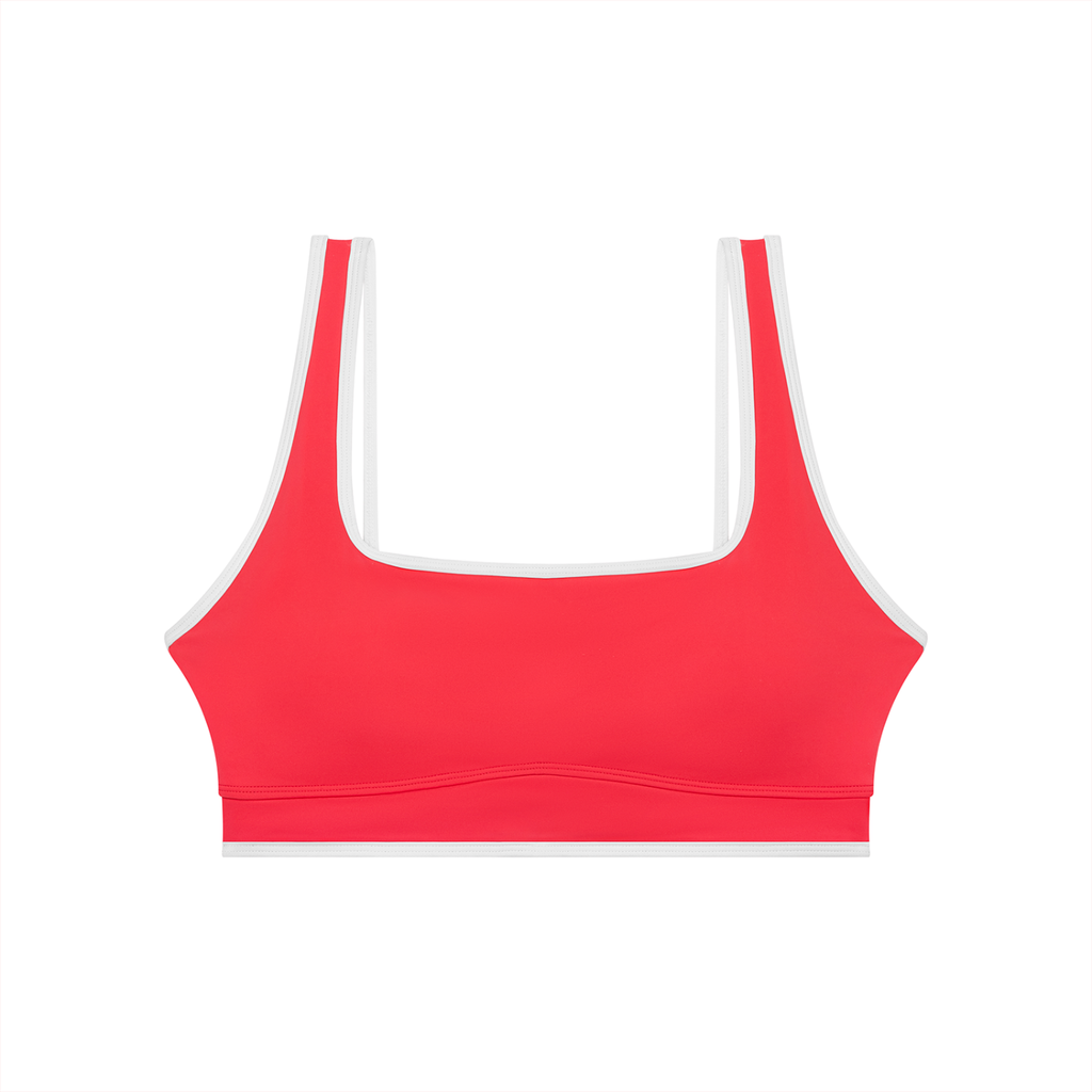 Sweet Route Women's Color Block Yoga Sports Bra