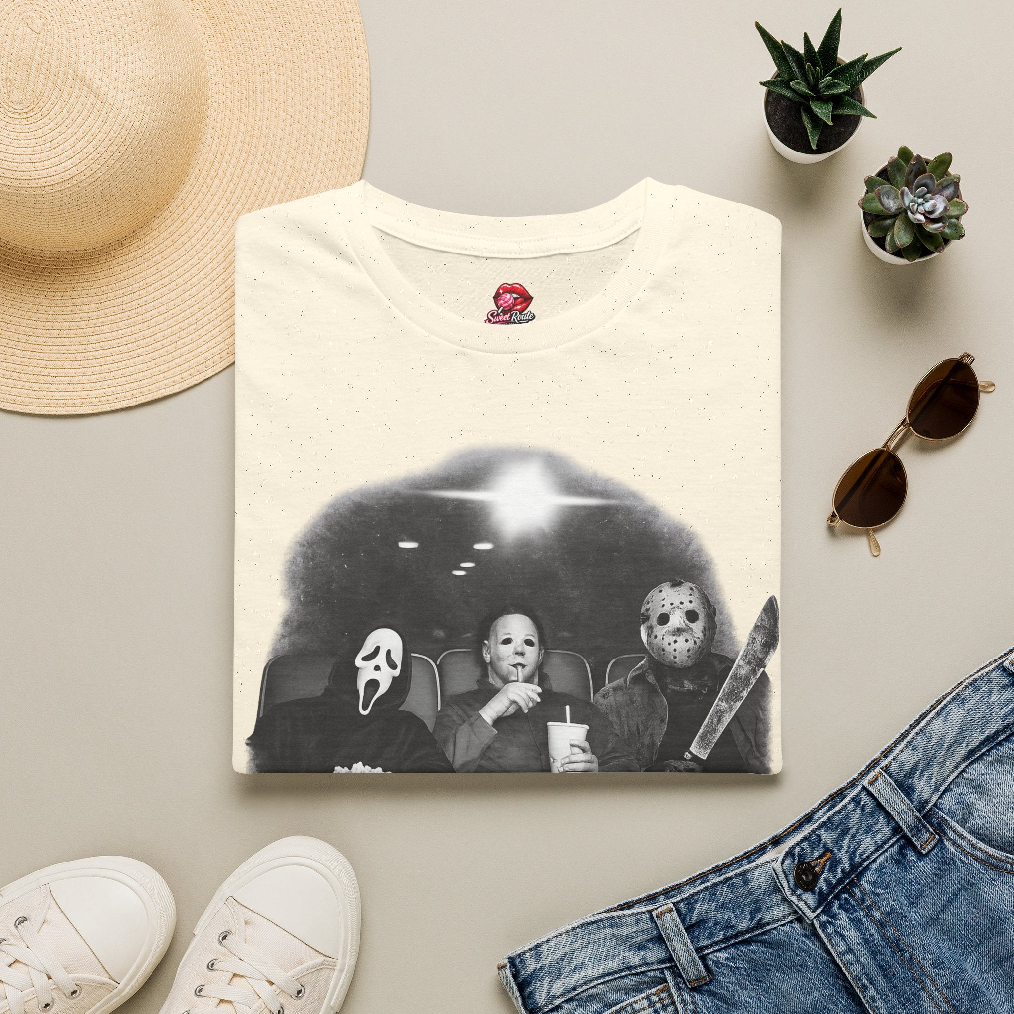 Horror Icons Movie Night T-Shirt