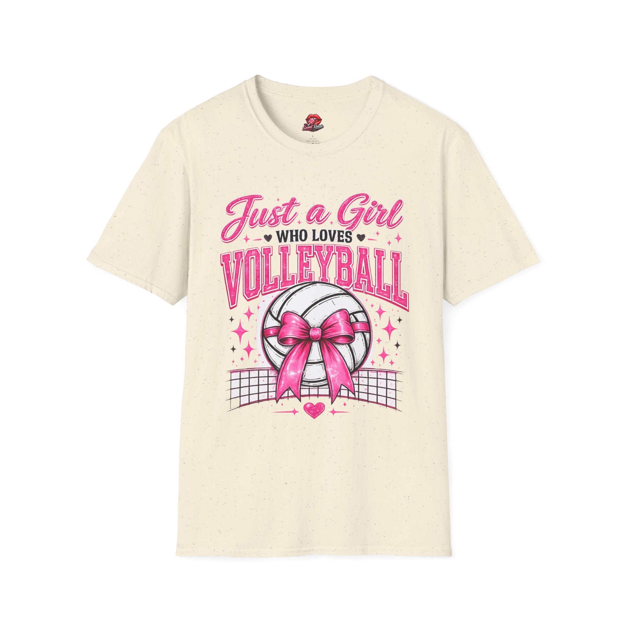 Just Girl Who Loves Volleyball Tee