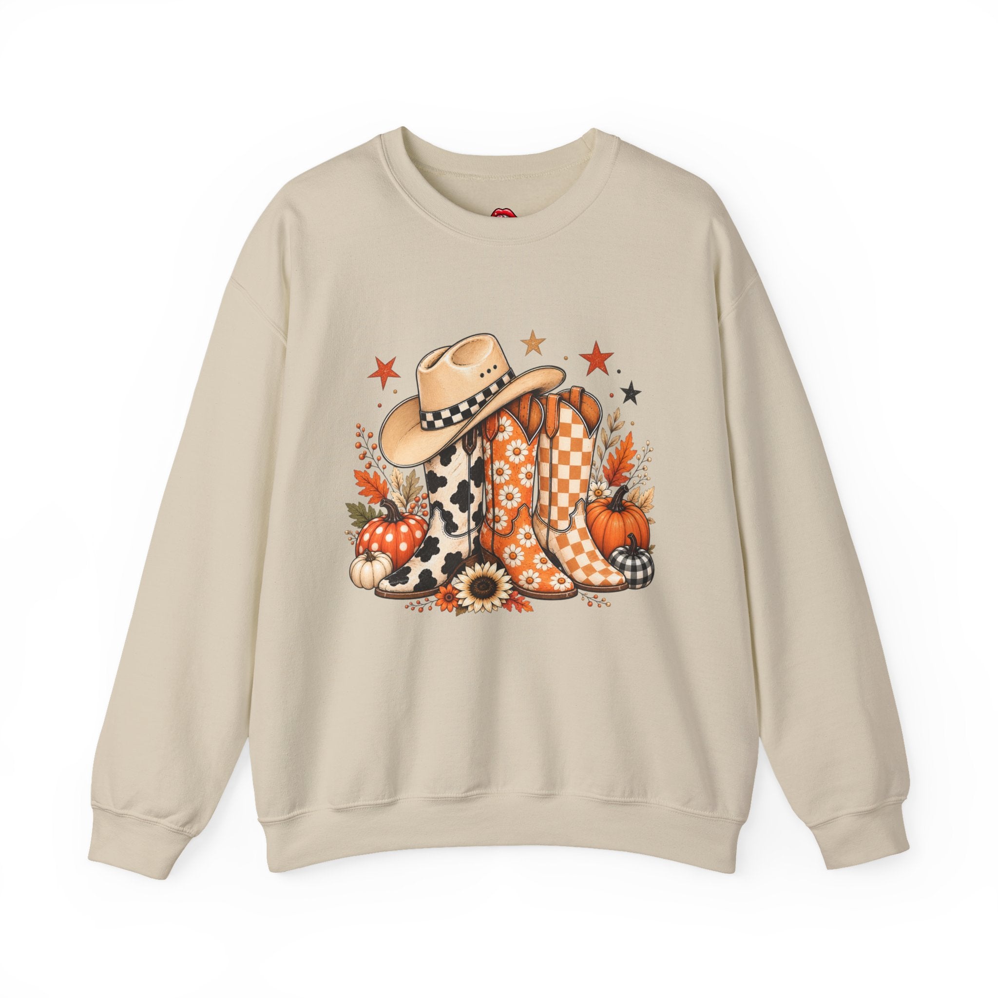 Cowboy Boots & Hat Fall Sweatshirt