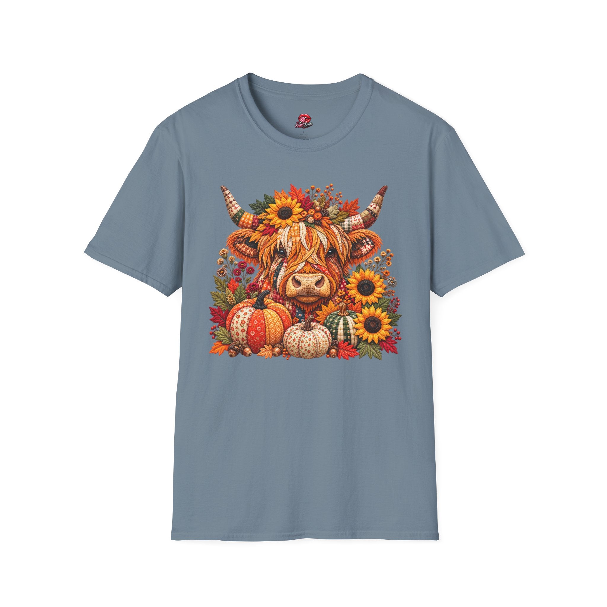 Autumn Highland Cow T‑Shirt