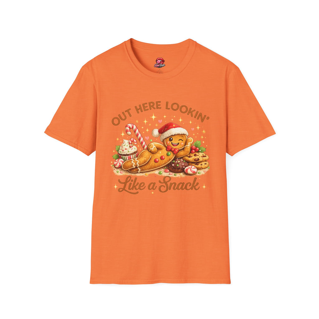 Gingerbread Cookie Santa Hat T-Shirt