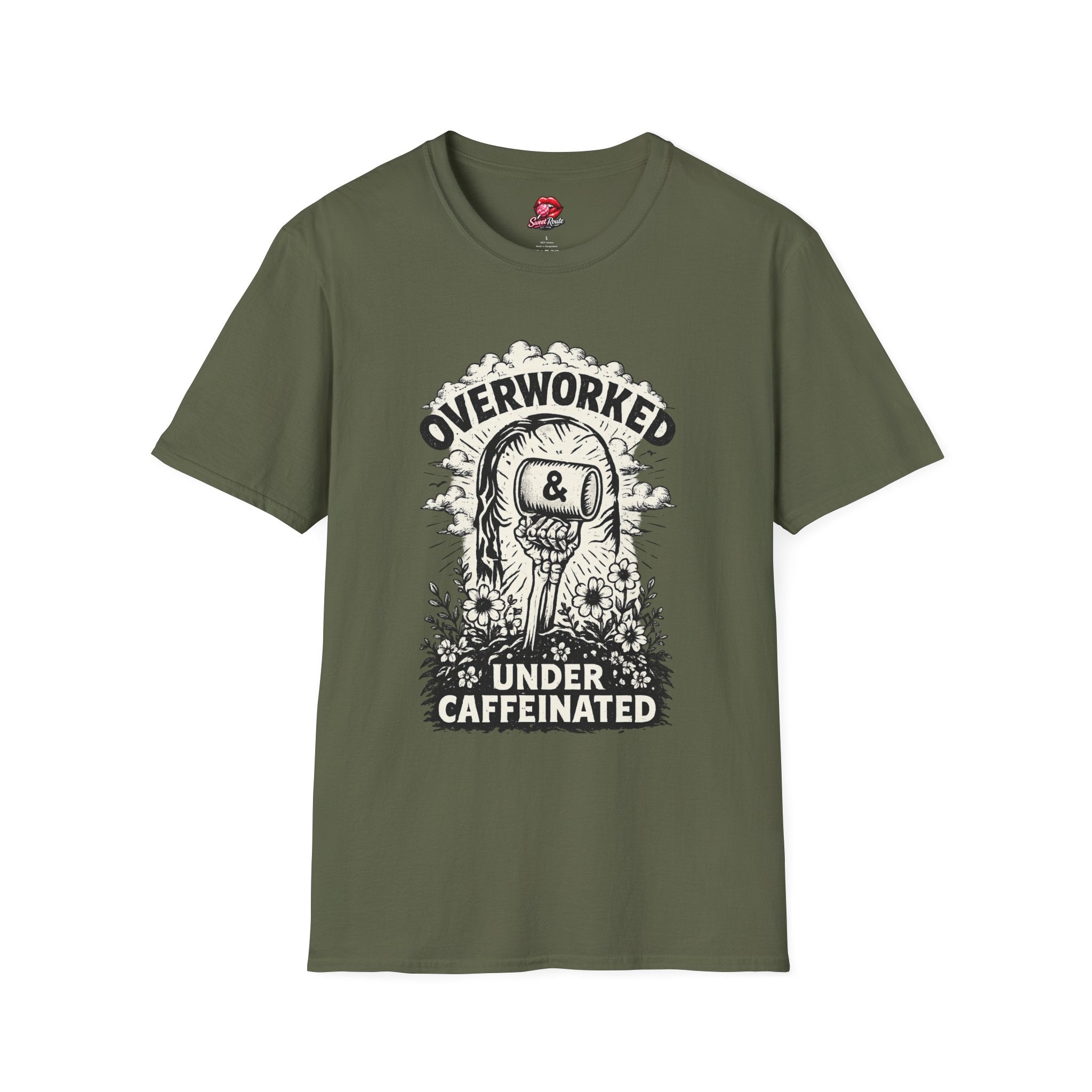 Overworked & Under Caffeinated T-Shirt
