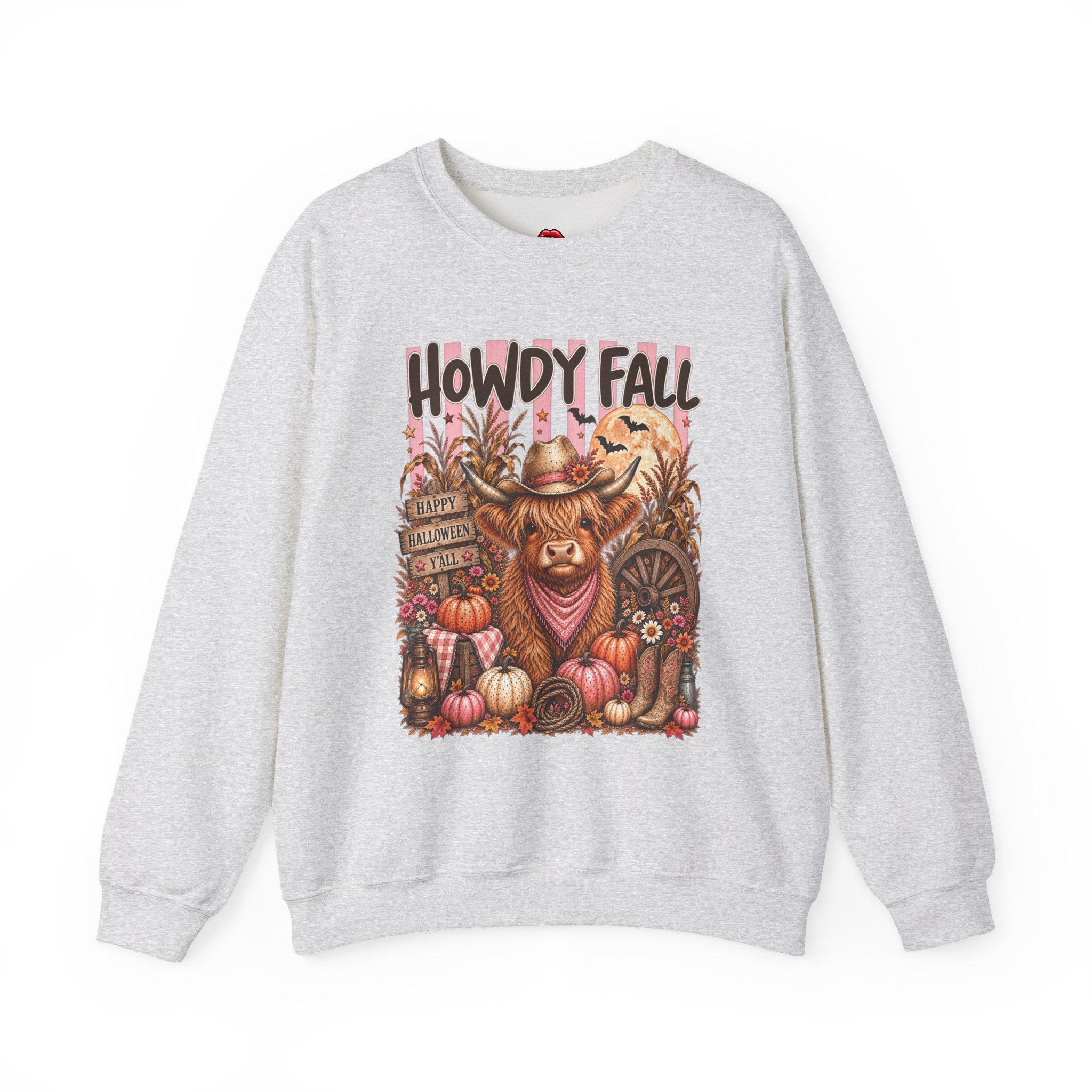 Western Autumn Cowgirl Pumpkin Crewneck