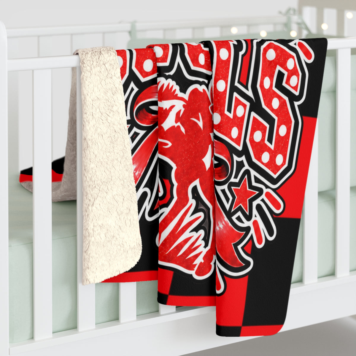 Grandfalls Royalty Cowgirls Sherpa Blanket
