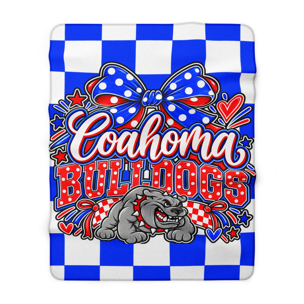 Coahoma Bulldogs Sherpa Fleece Blanket