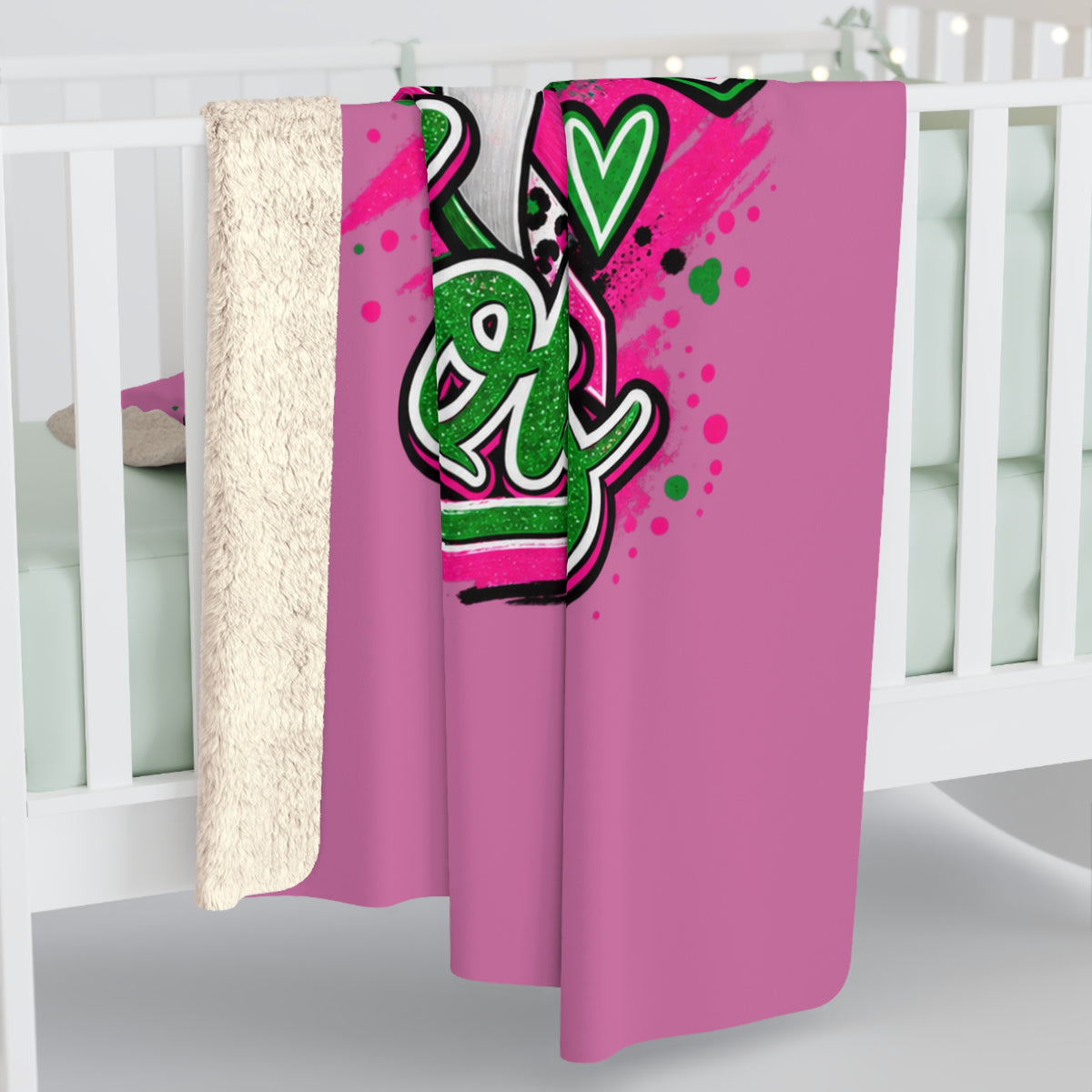 Monahans Loboes Pink Ribbon Sherpa Fleece Blanket – Breast Cancer Awareness Cozy Throw