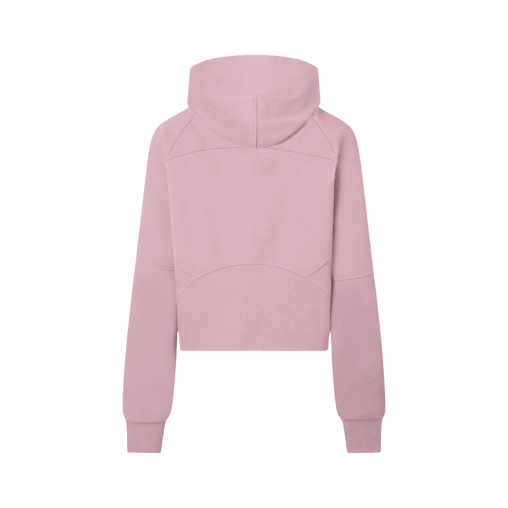 Sweet Route Cropped Half-Zip Hoodie