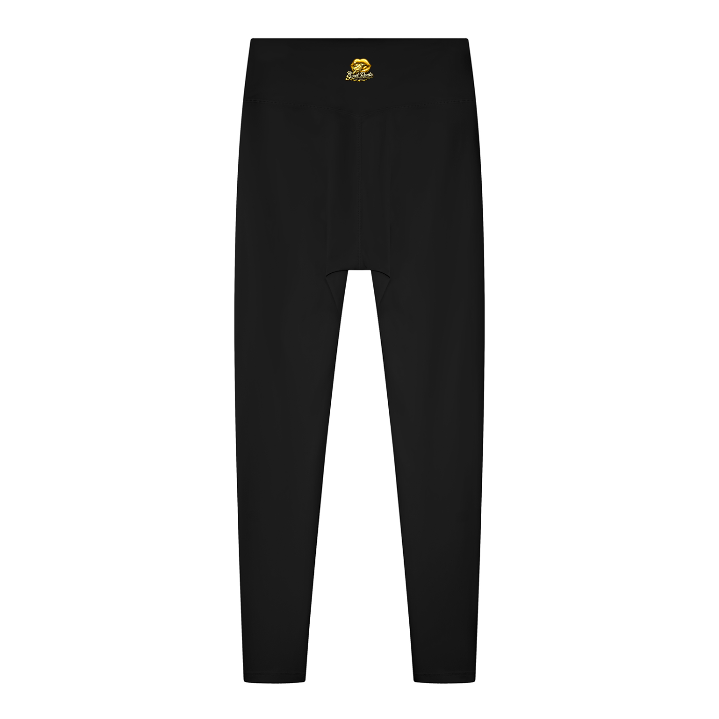 Sweet Route Women's Solid High Rise Leggings