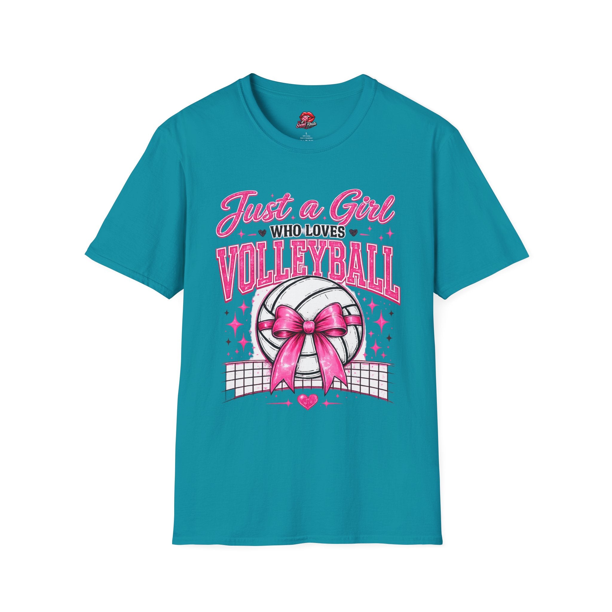 Just Girl Who Loves Volleyball Tee