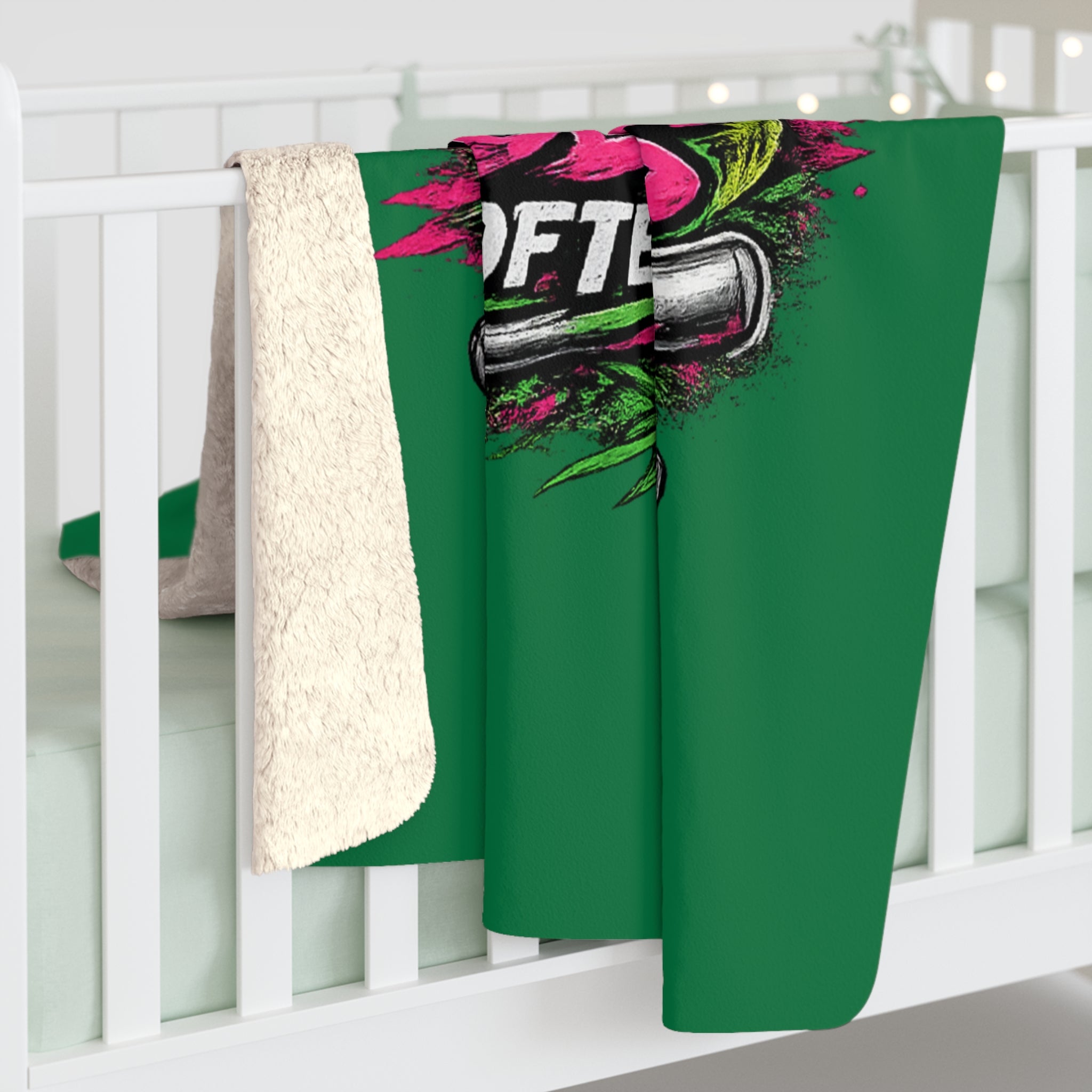 Monahans Loboes Softball Sherpa Blanket