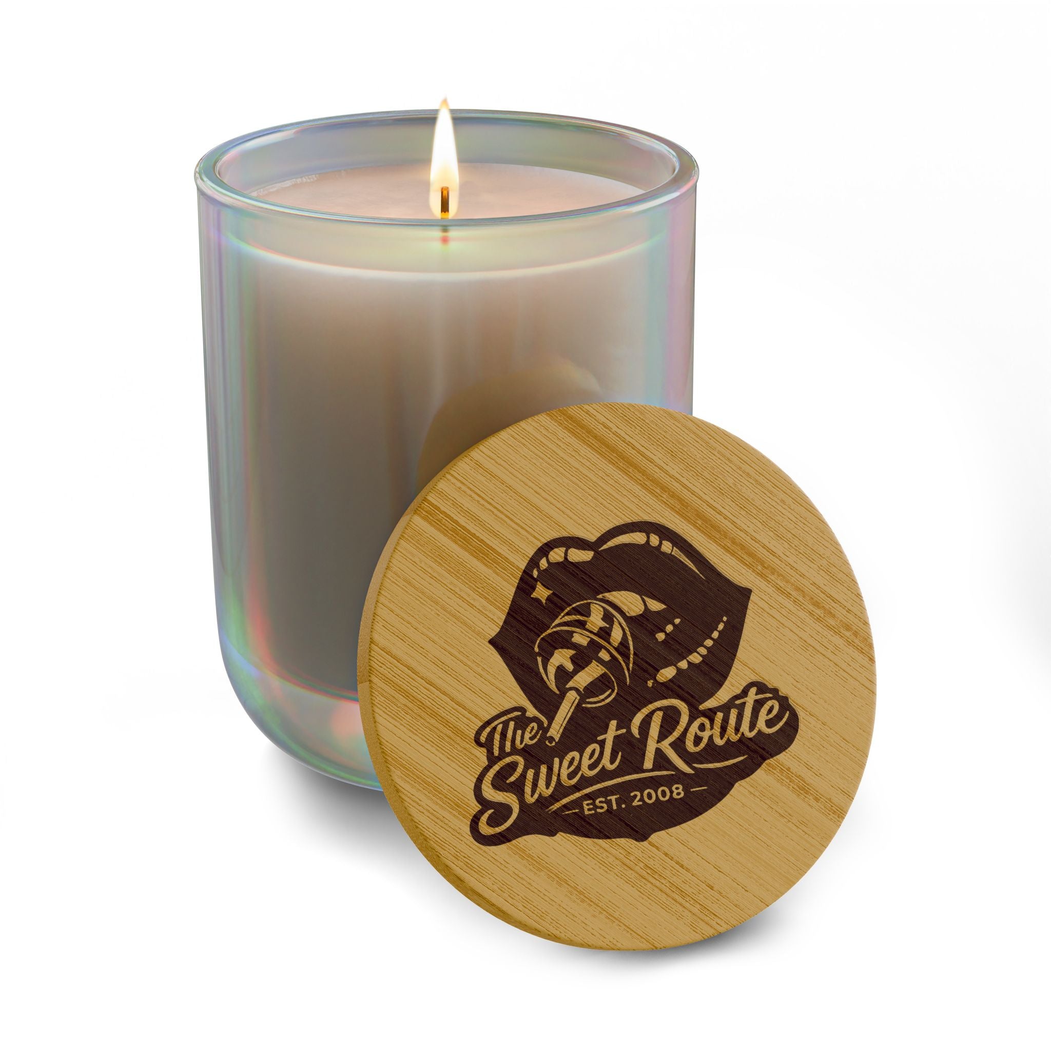 Sweet Route Scented Soy Candle, 14oz (Engraving)