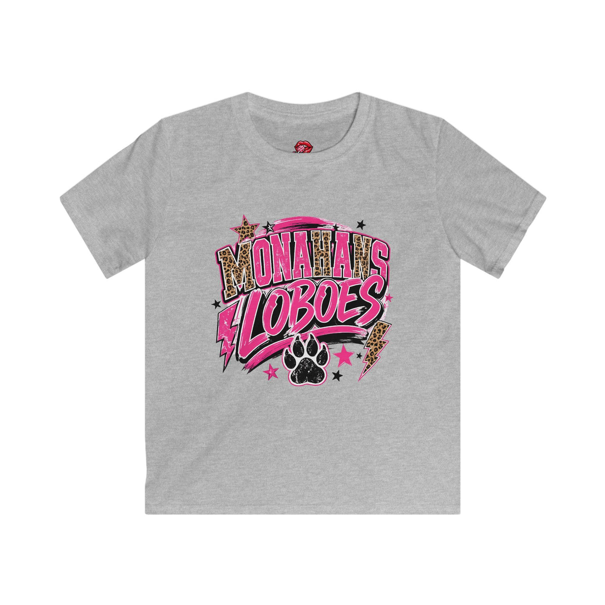 Loboes Pink Paw Kids Tee