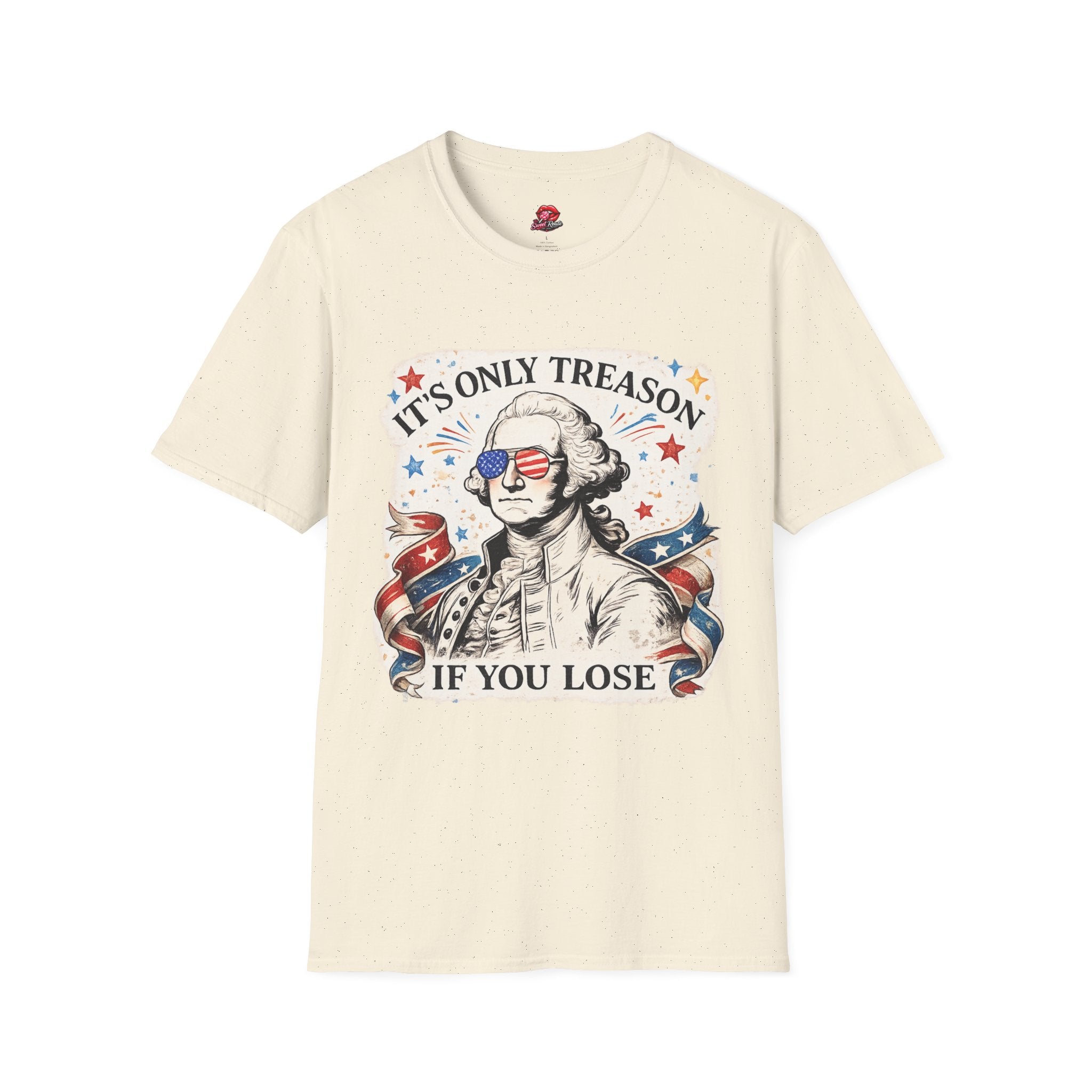 It's Only Treason If You Lose Patriotic Graphic Tee