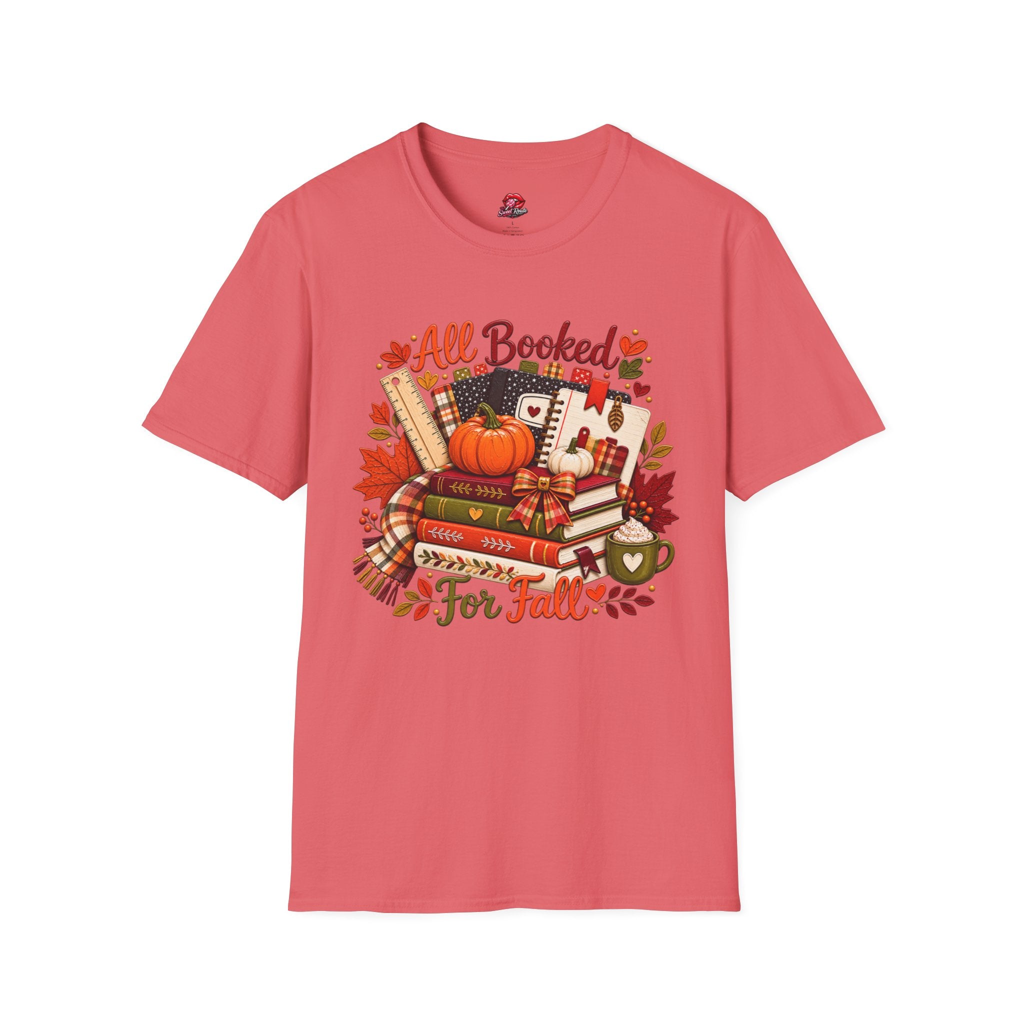 Cozy Autumn All Booked For Fall Tee