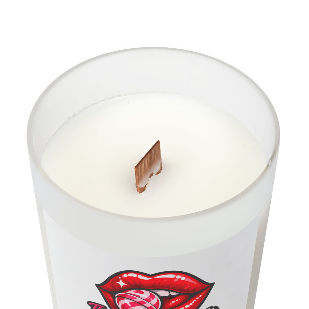 Classic Sweet Route Frosted Glass Candle, 11oz