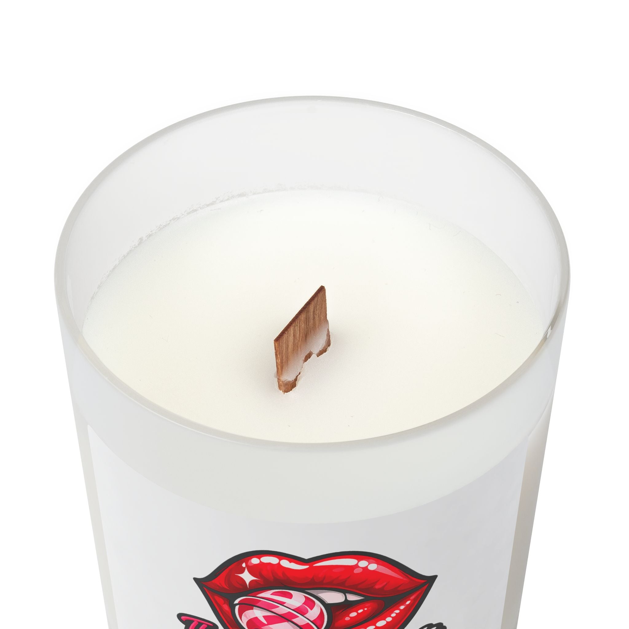 Classic Sweet Route Frosted Glass Candle, 11oz