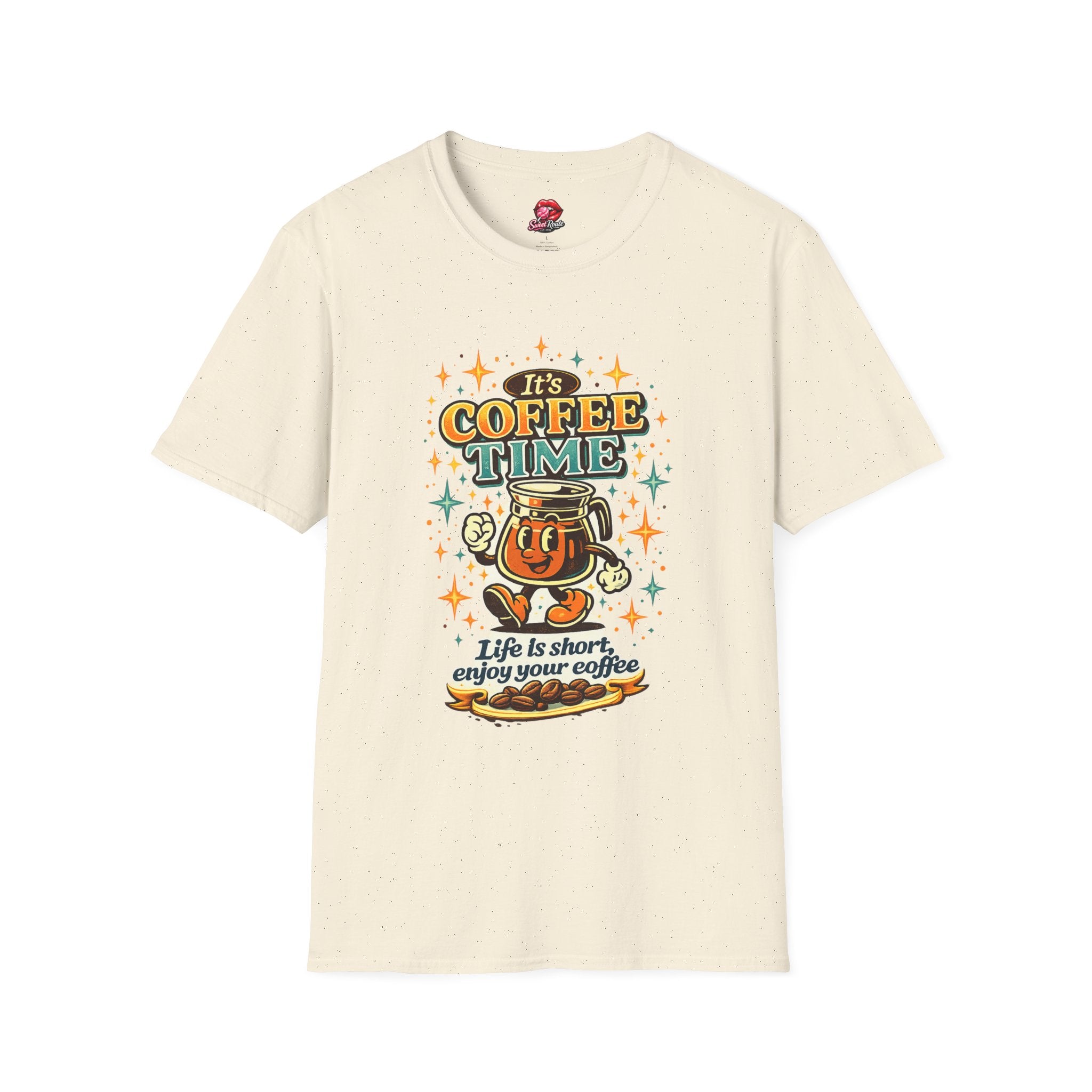 It’s Coffee Time Retro Coffee T-Shirt