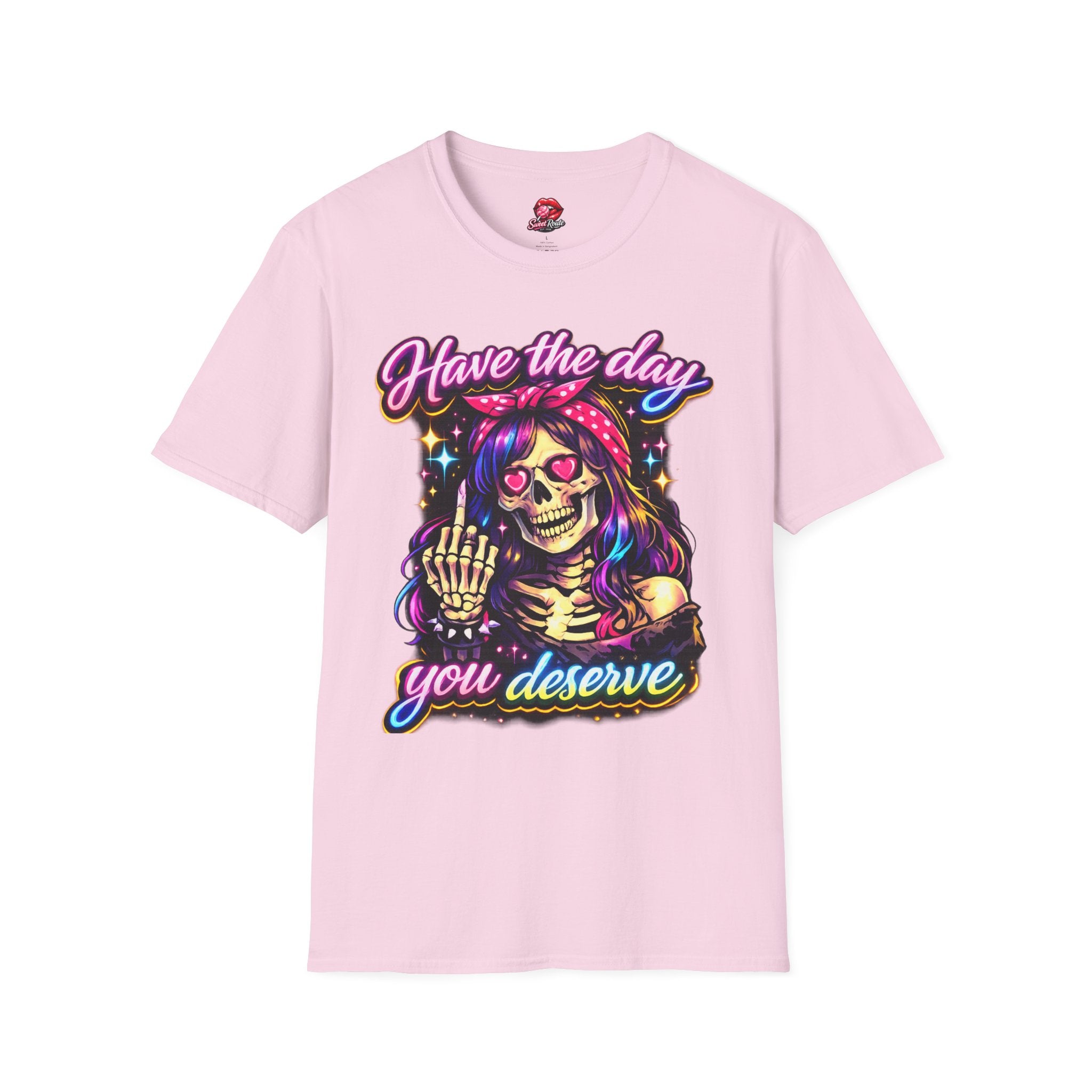 Have the Day Skull Girl Graphic T-Shirt