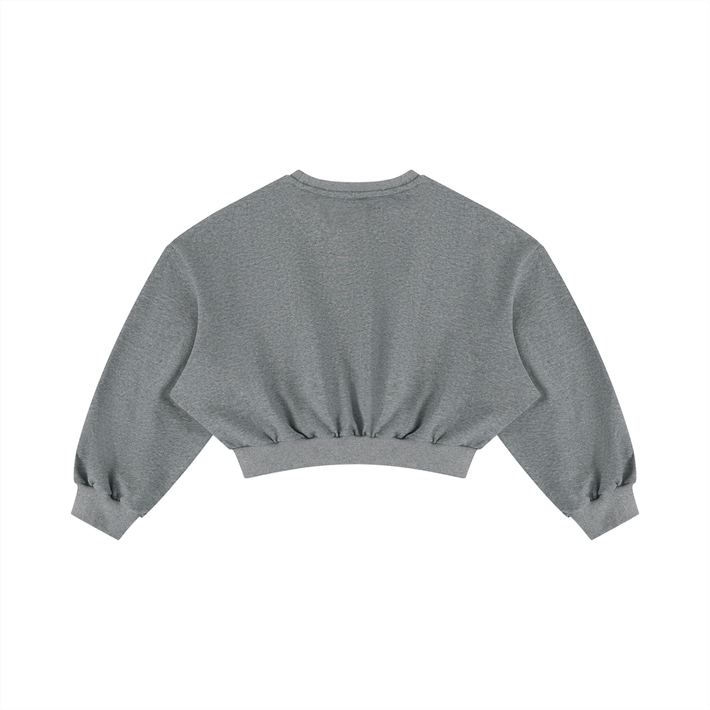 Sweet Route Women's Boxy Cropped Crewneck Sweatshirt