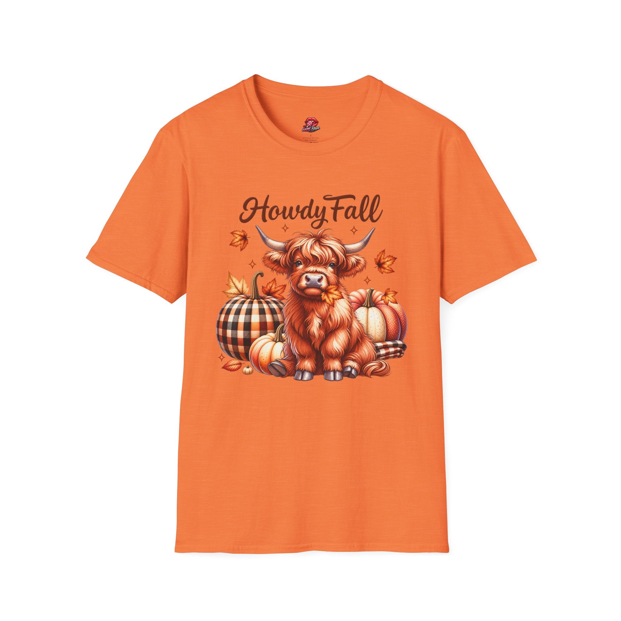 Howdy Fall Highland Cow Tee