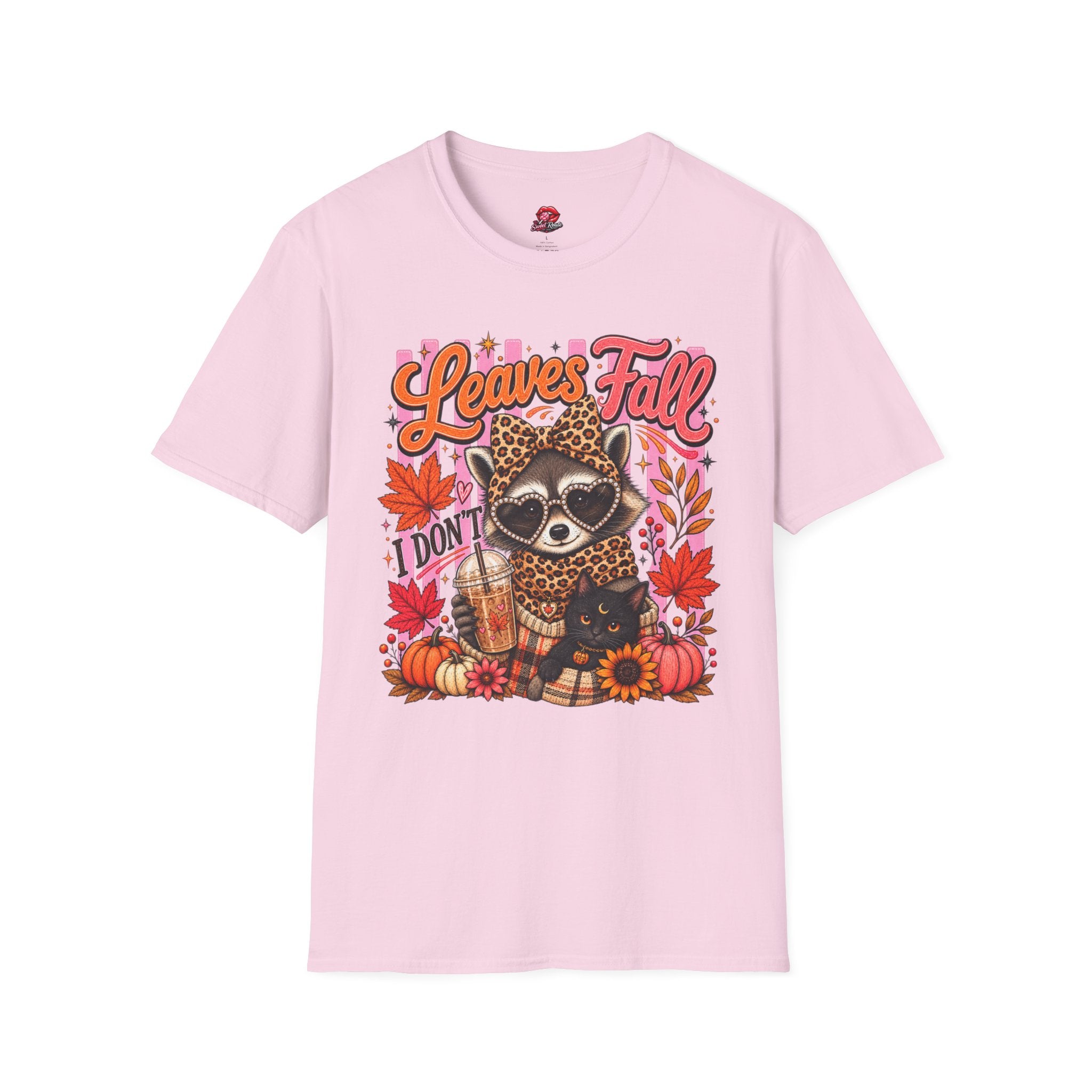 Leaves Fall I Don’t Raccoon T-Shirt