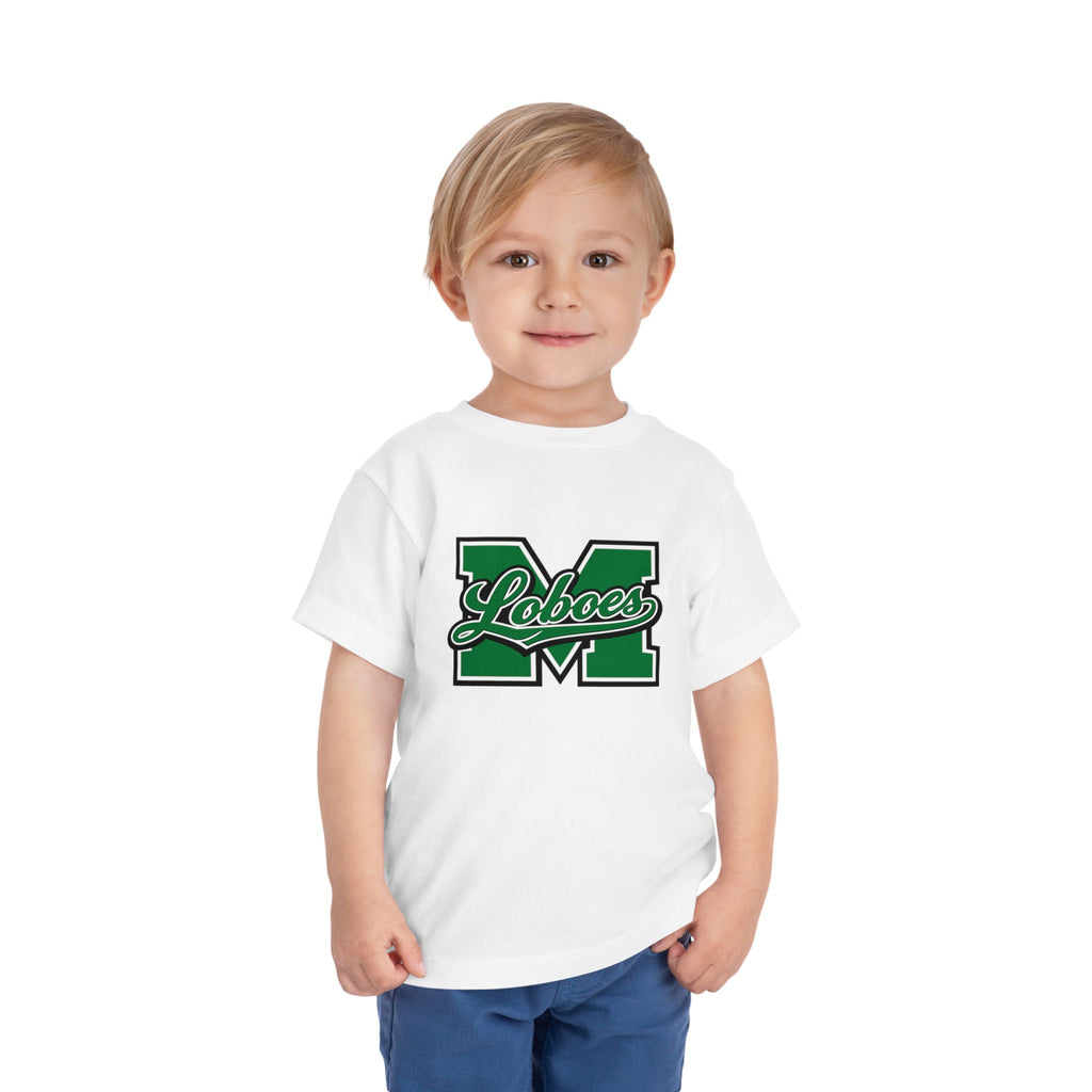 Loboes M Green Block Toddler Tee