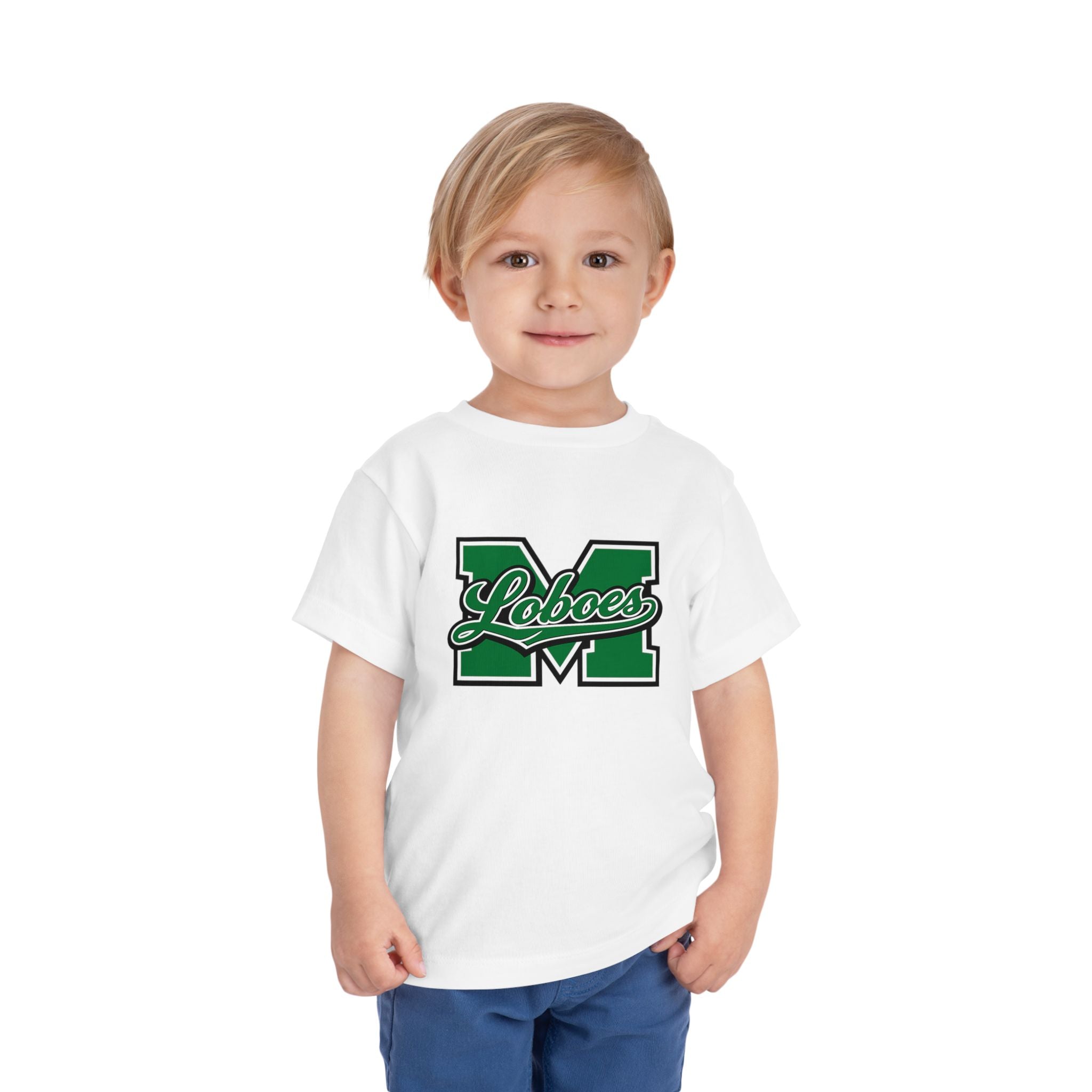 Loboes M Green Block Toddler Tee