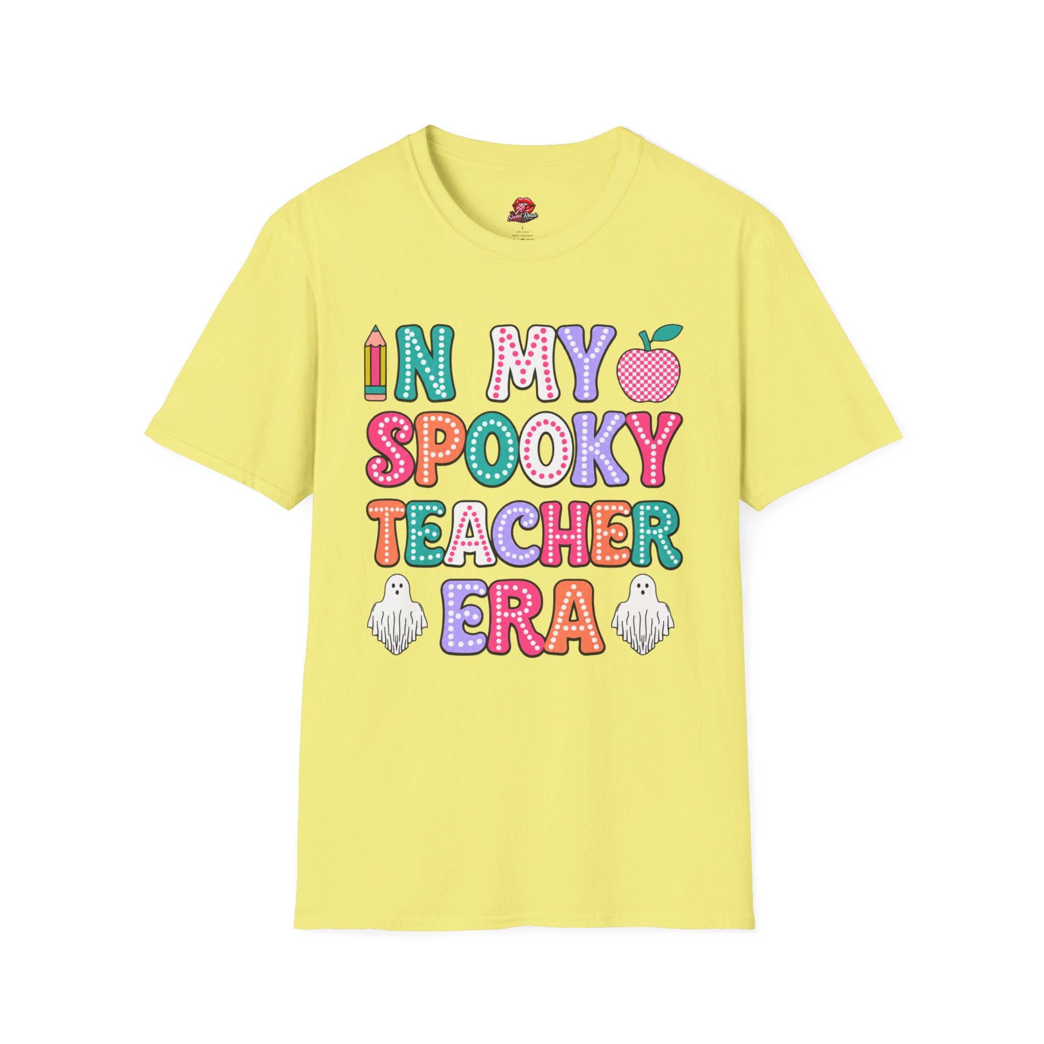 In My Spooky Teacher Era Colorful Halloween Classroom T-Shirt