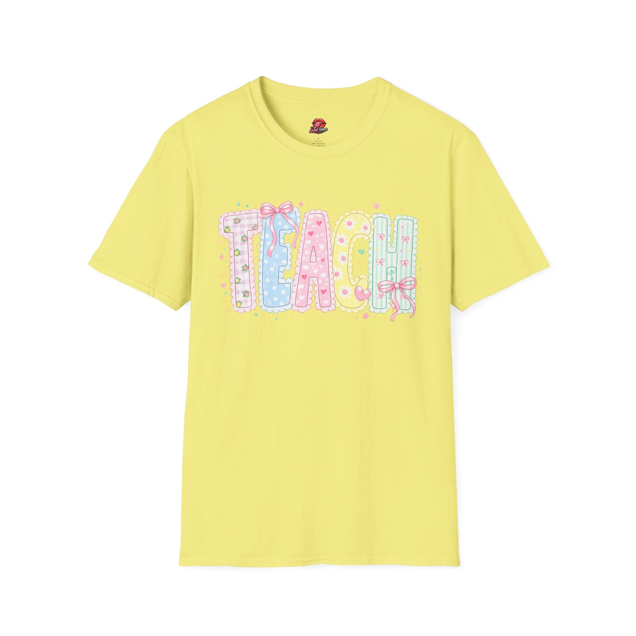 Teach Pastel Graphic T-Shirt