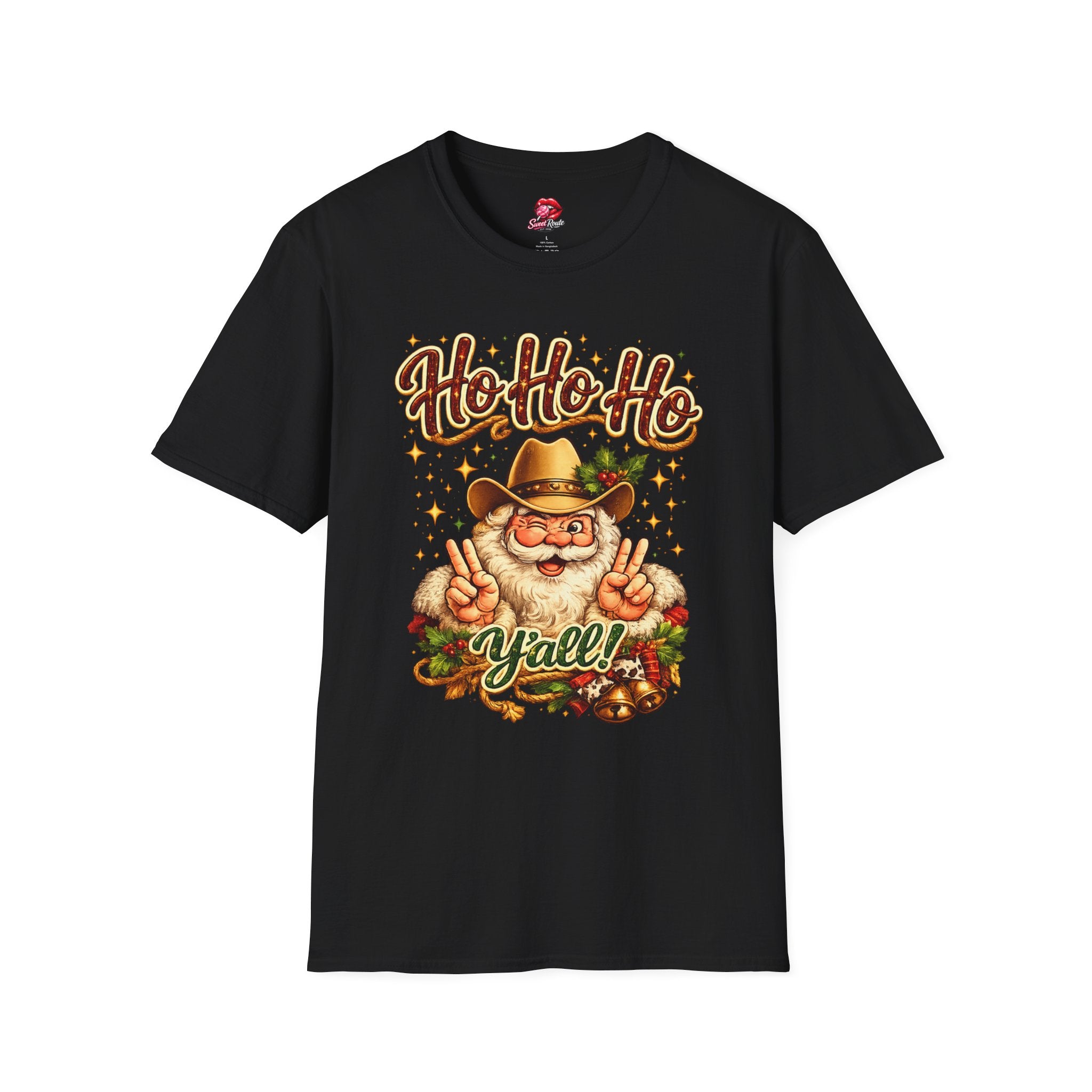 Ho Ho Ho Cowboy Santa T-Shirt