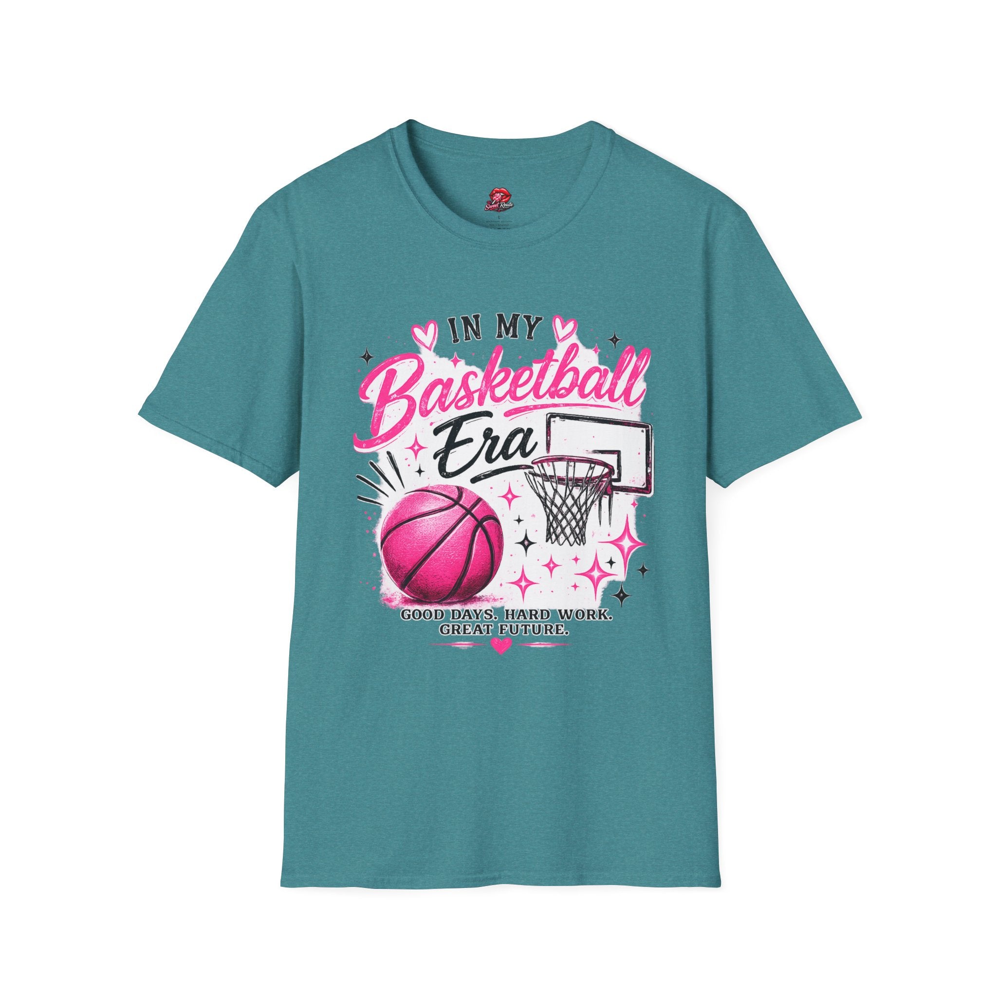 In My Basketball Era Pink Hoop Graphic