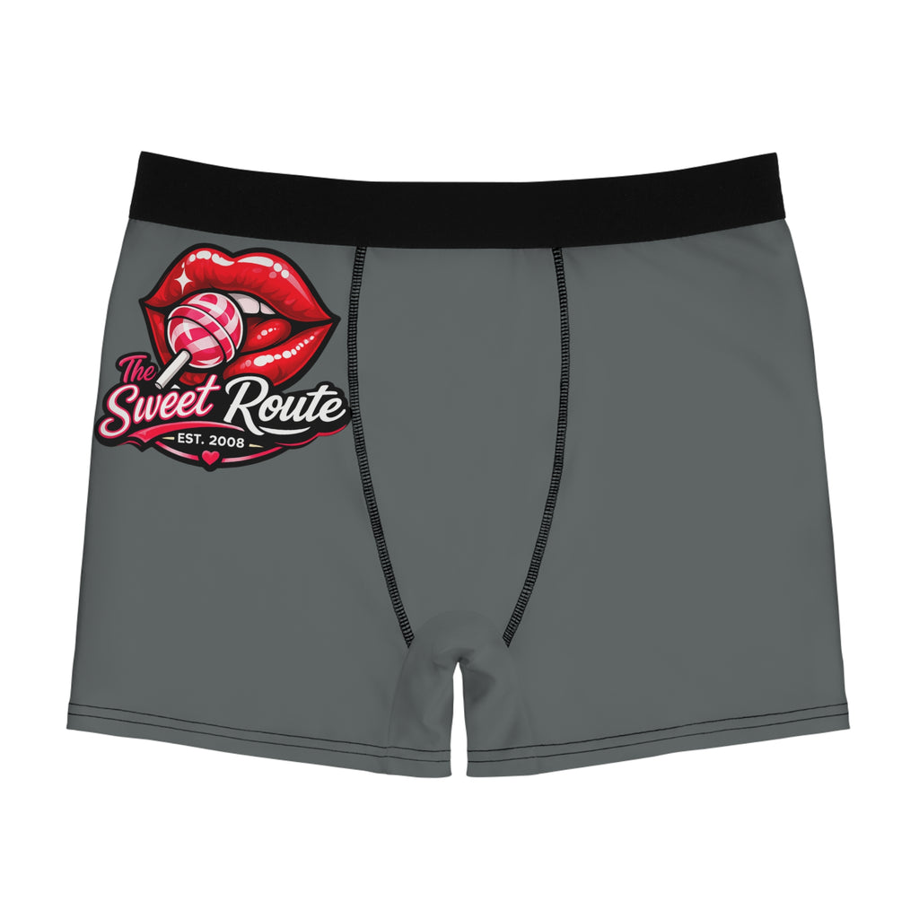 Sweet Route Candy Logo Boxer Briefs | Lip Lollipop Graphic