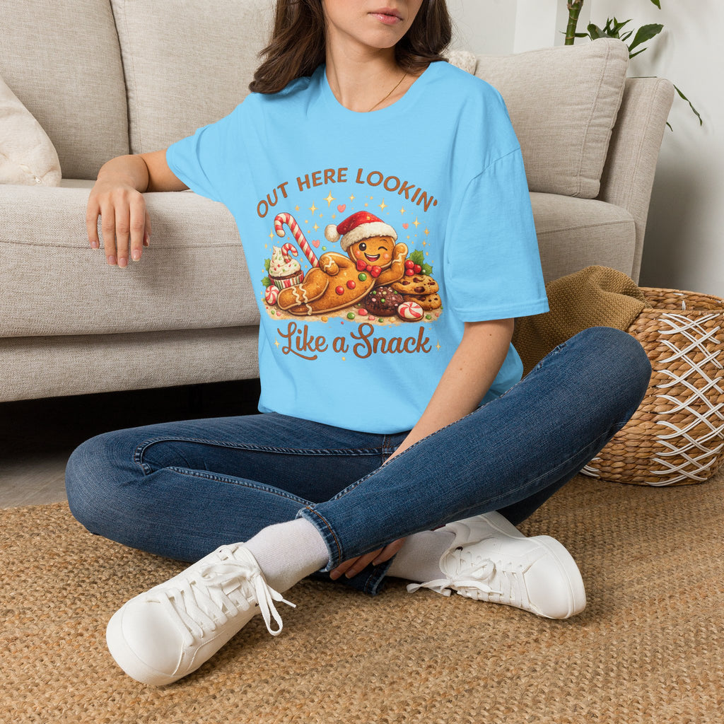 Gingerbread Cookie Santa Hat T-Shirt