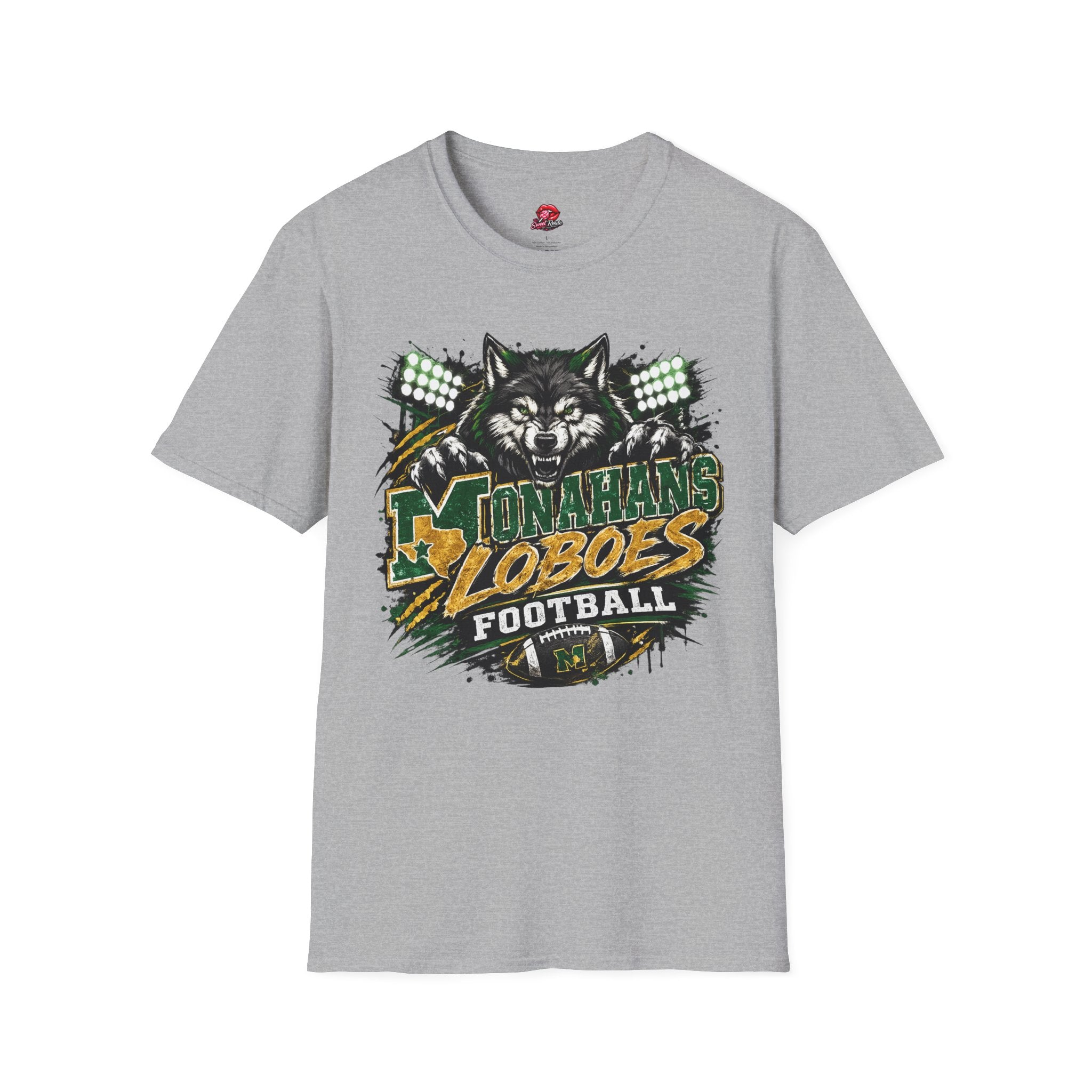 Monahans Loboes Football T-Shirt