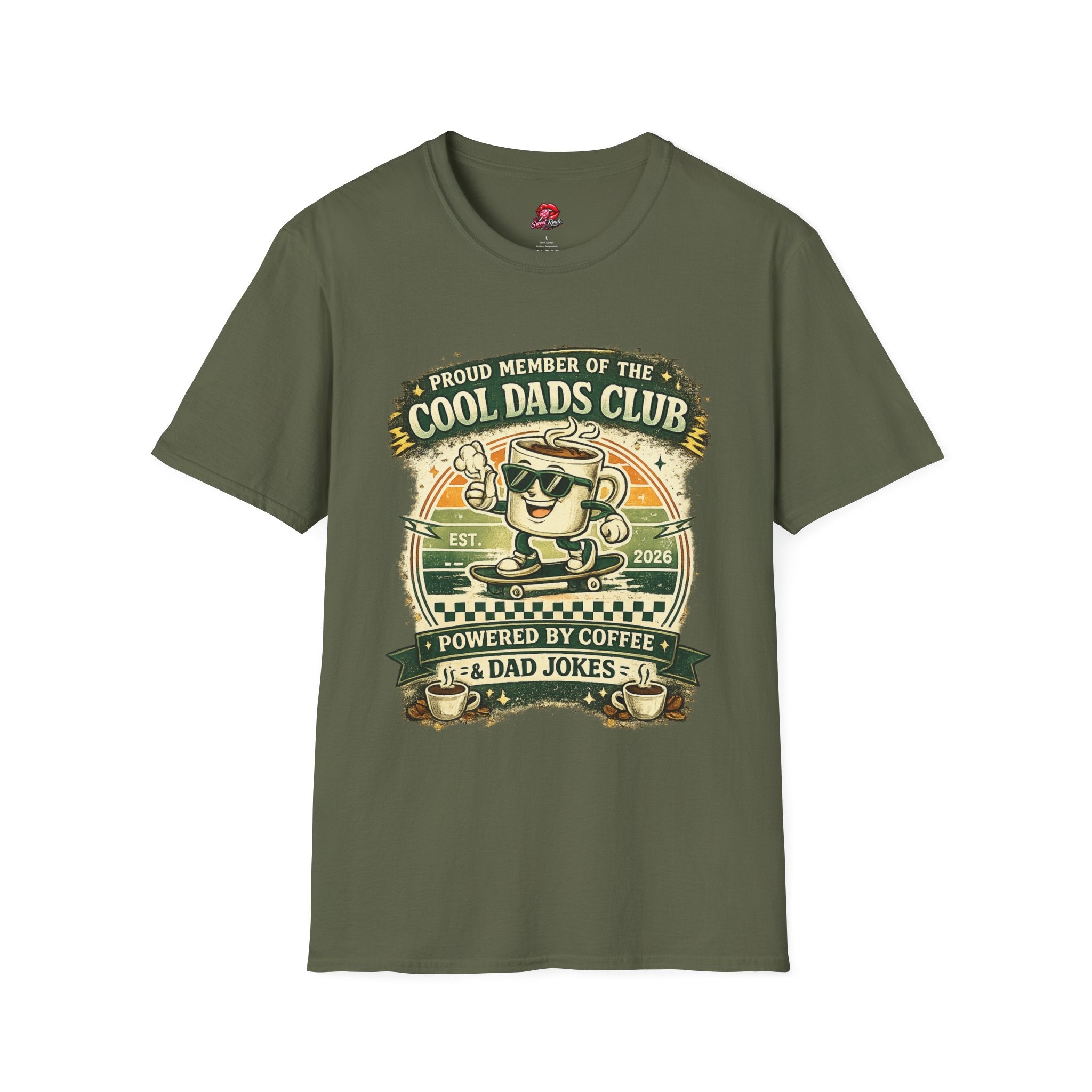 Cool Dads Club Coffee T-Shirt