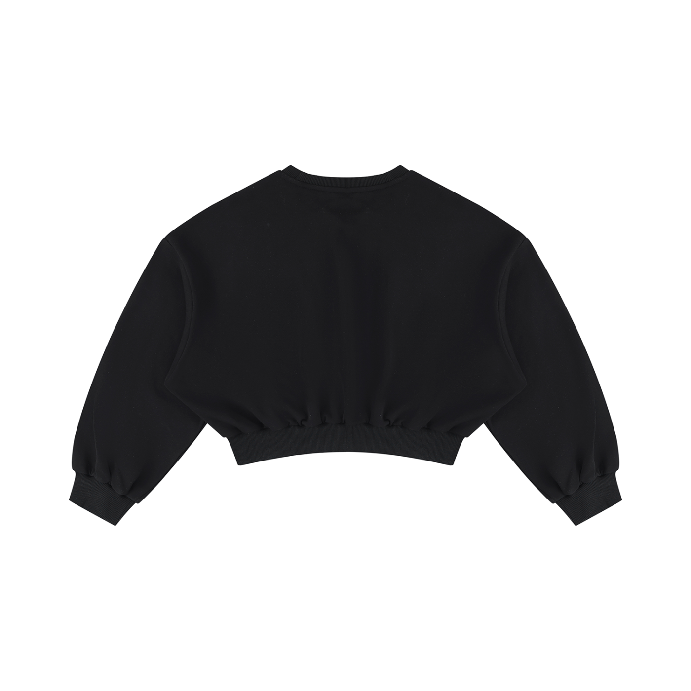 Sweet Route Women's Boxy Cropped Crewneck Sweatshirt