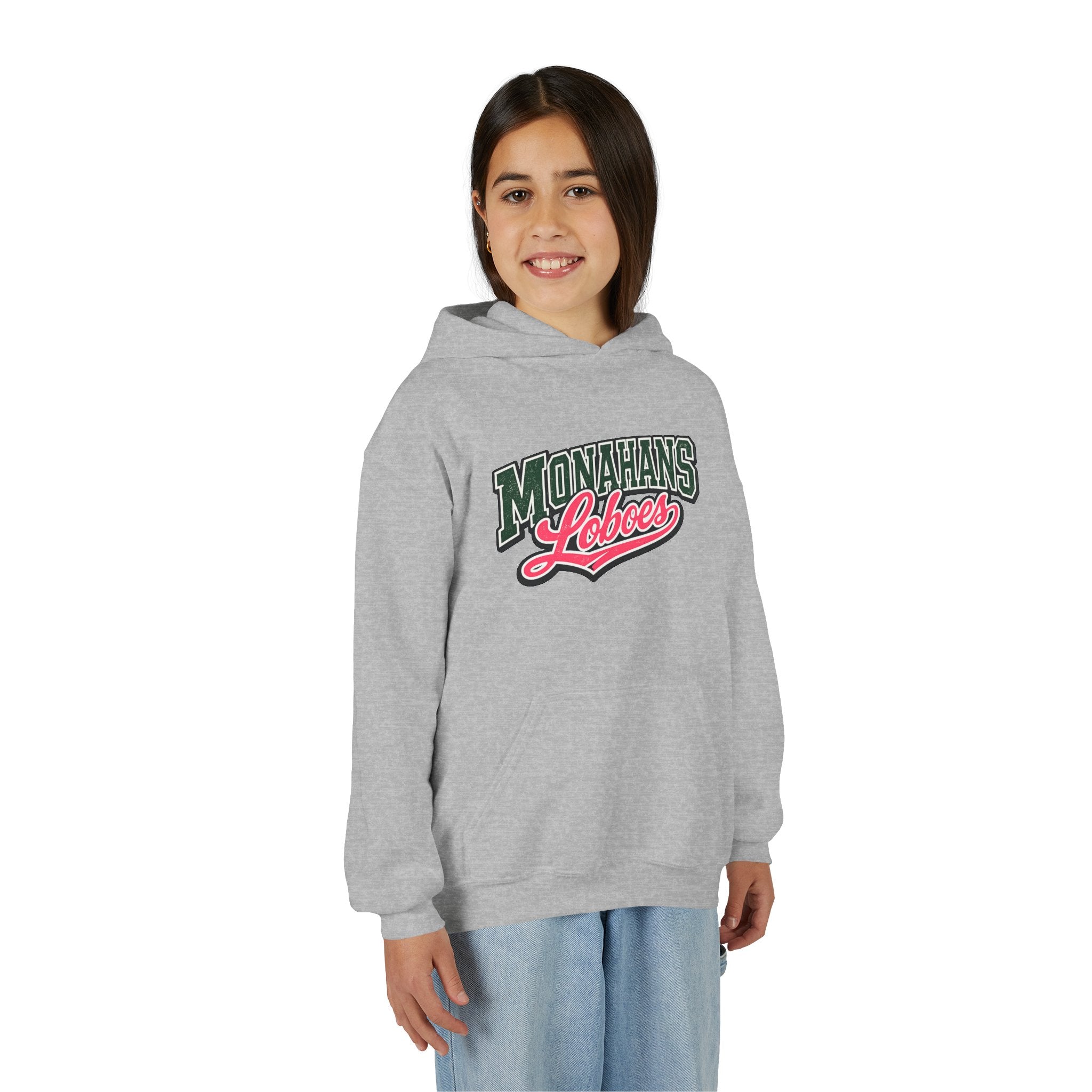Monahans Loboes Youth Hoodie – Vintage School Spirit Pullover