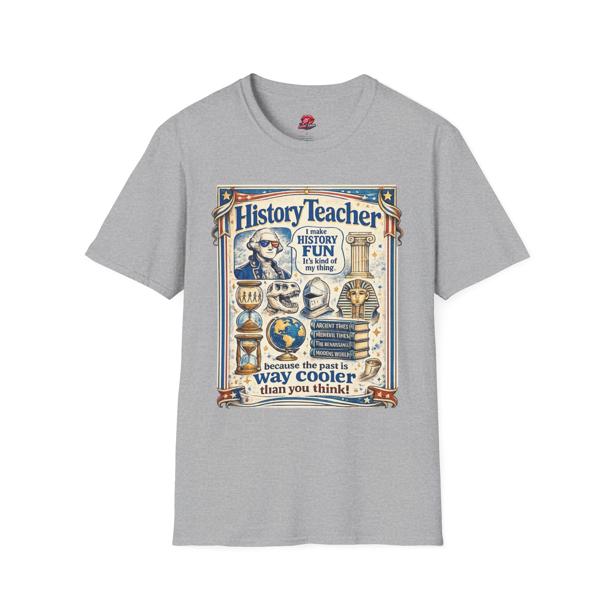 I Make History Fun History Teacher T-Shirt | Vintage History Teacher Shirt | Retro Classroom Tee | Teacher Appreciation Gift