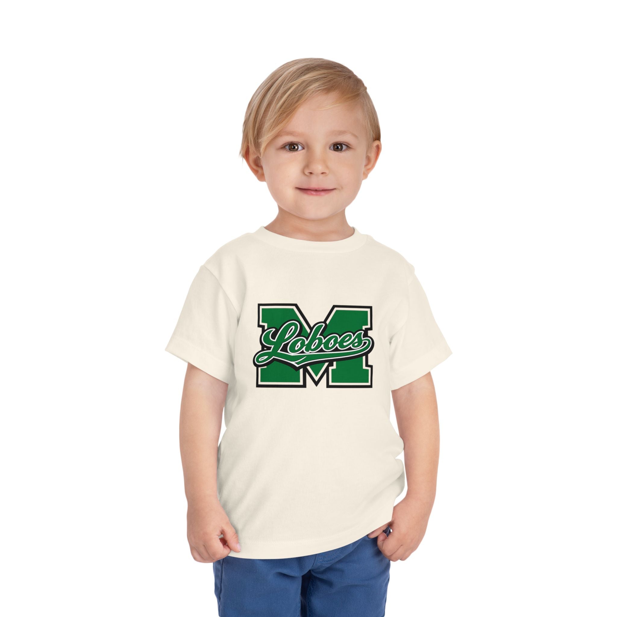 Loboes M Green Block Toddler Tee