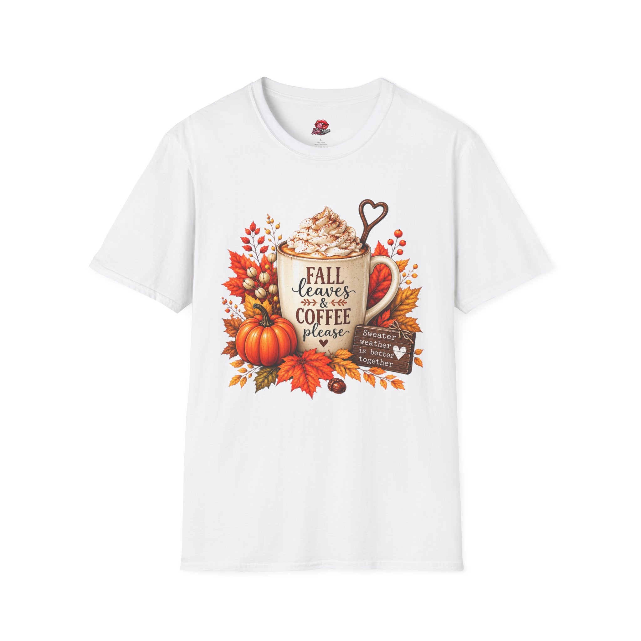 Fall Leaves & Coffee T-Shirt