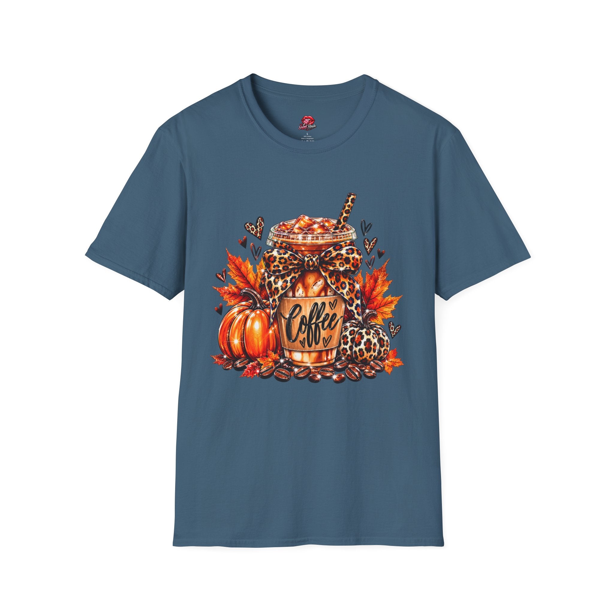 Fall Pumpkin Spice Latte Autumn Tee
