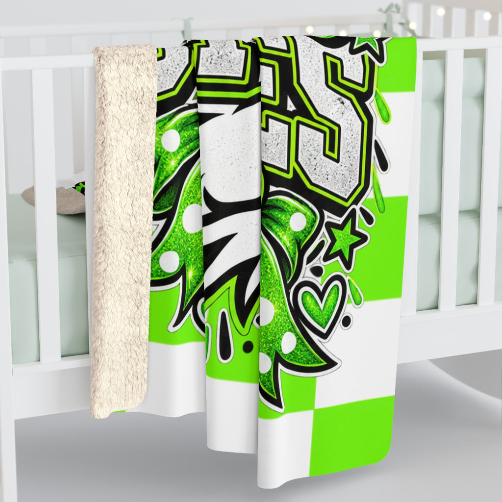 Crane County Coyotes Sherpa Fleece Blanket
