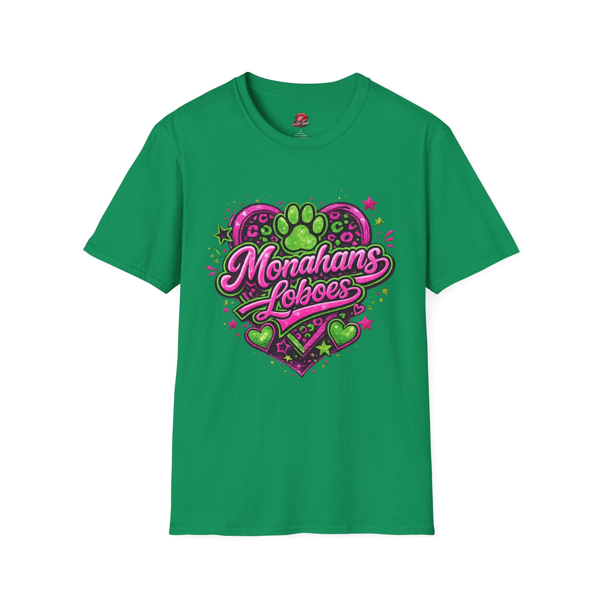 Monahans Loboes Paw Heart T-Shirt