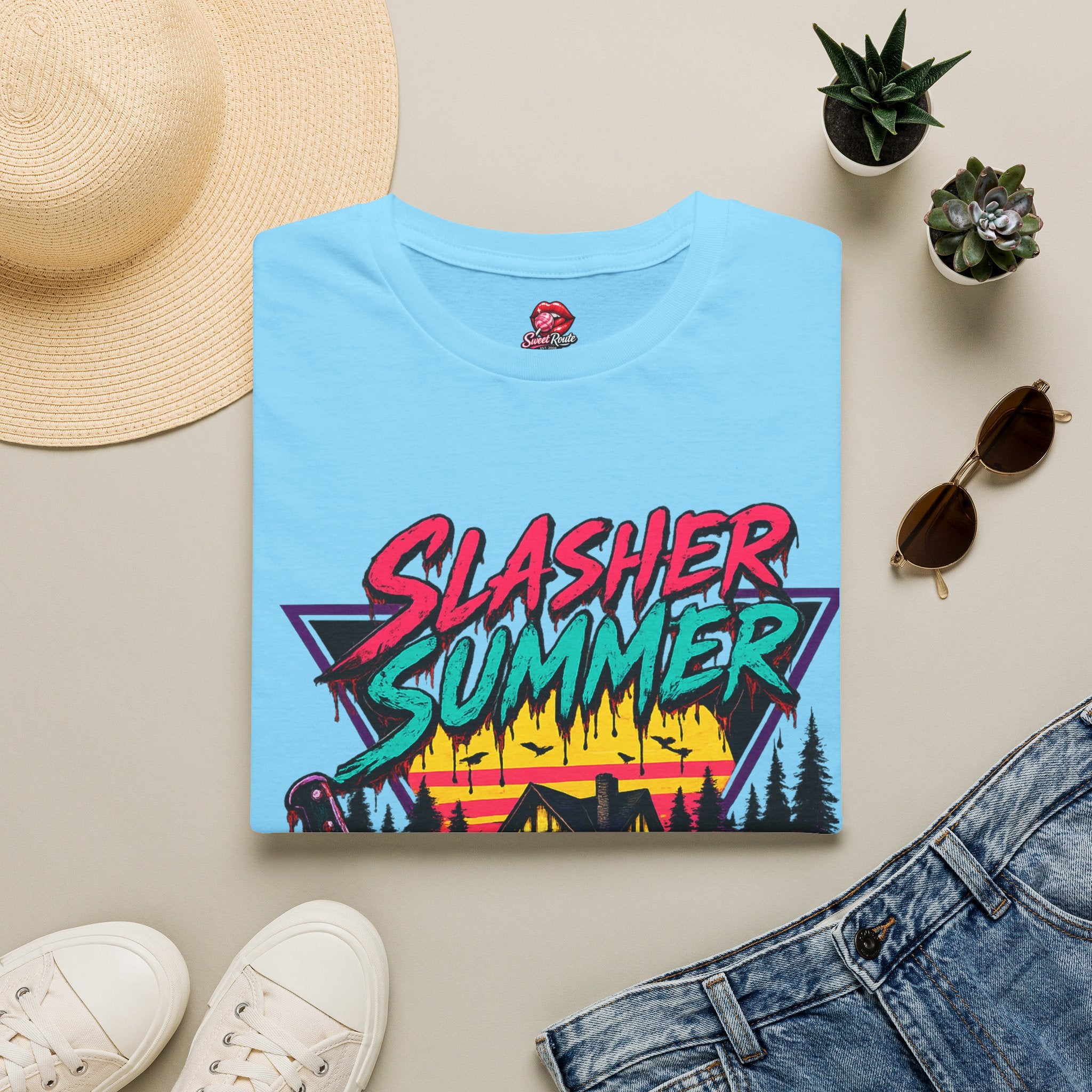 Slasher Summer Retro Horror Graphic Tee