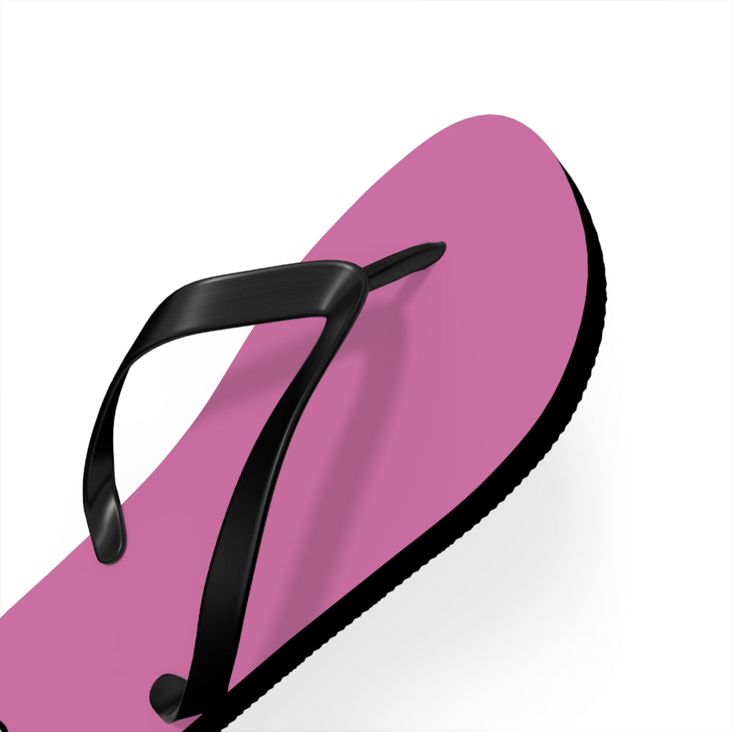 Pink Sweet Route Logo Beach Sandals