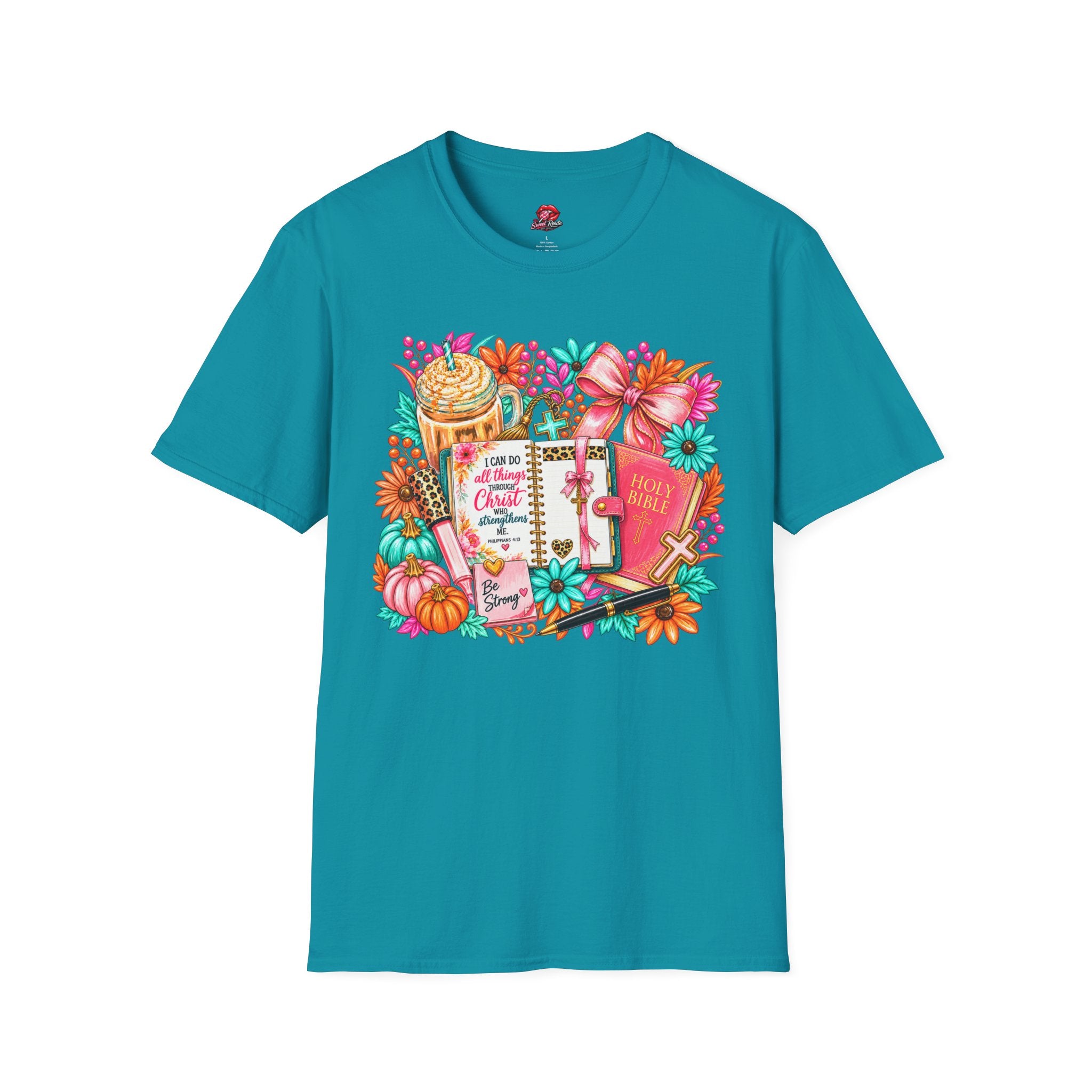 Floral Bible & Devotional Design Tee