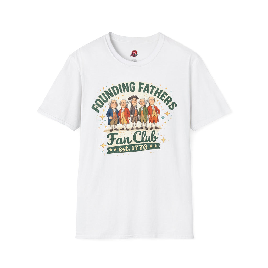 Founding Fathers Fan Club Patriotic Tee
