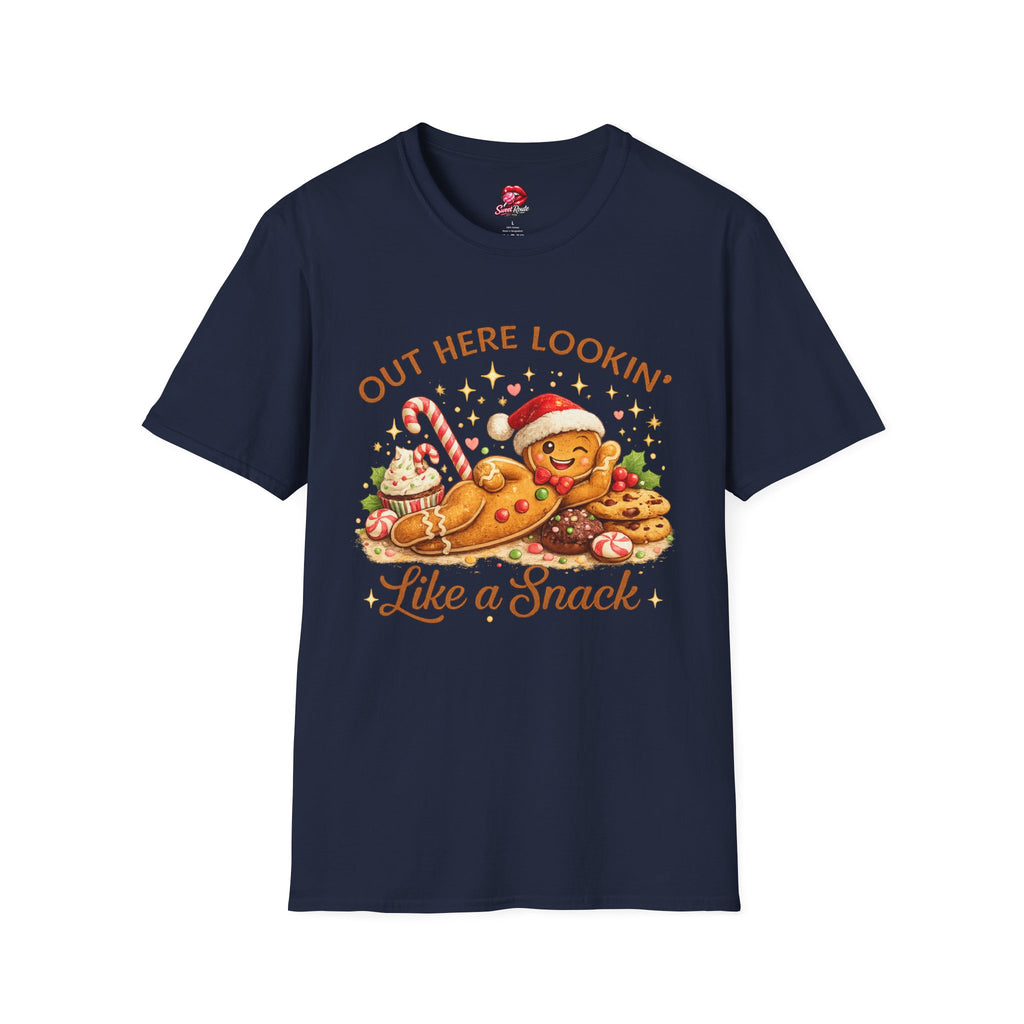 Gingerbread Cookie Santa Hat T-Shirt